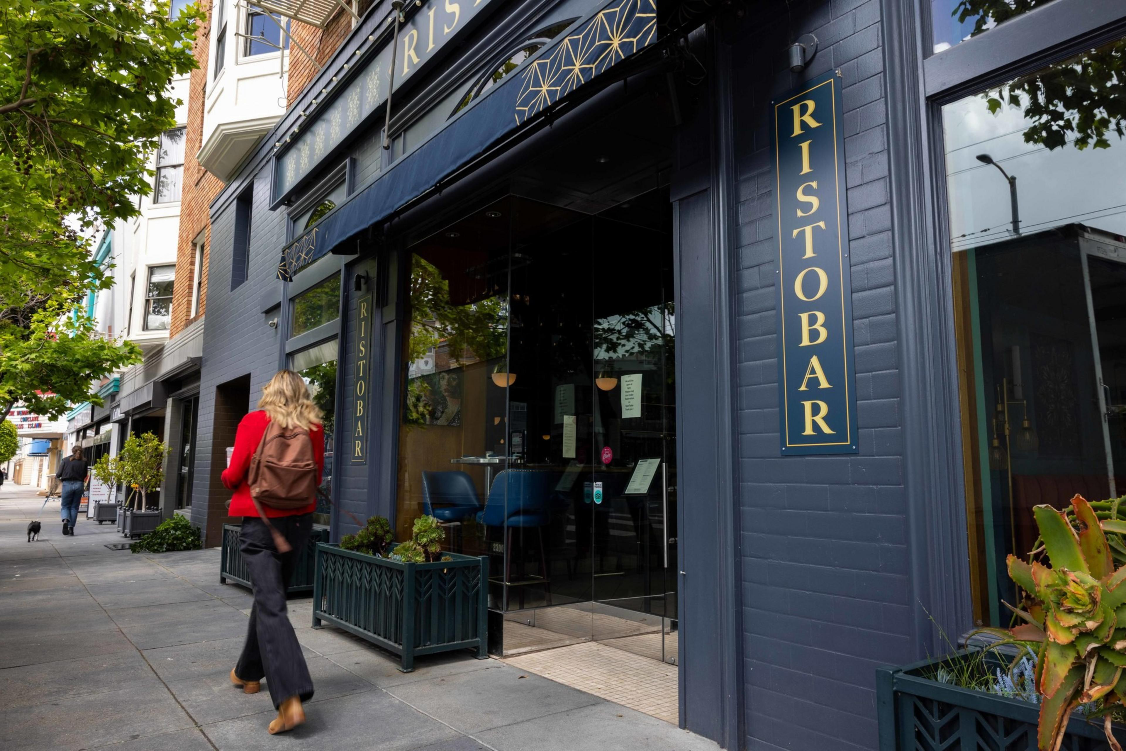 Ristobar, Rulli's upscale Italian restaurant, is in the Marina District.