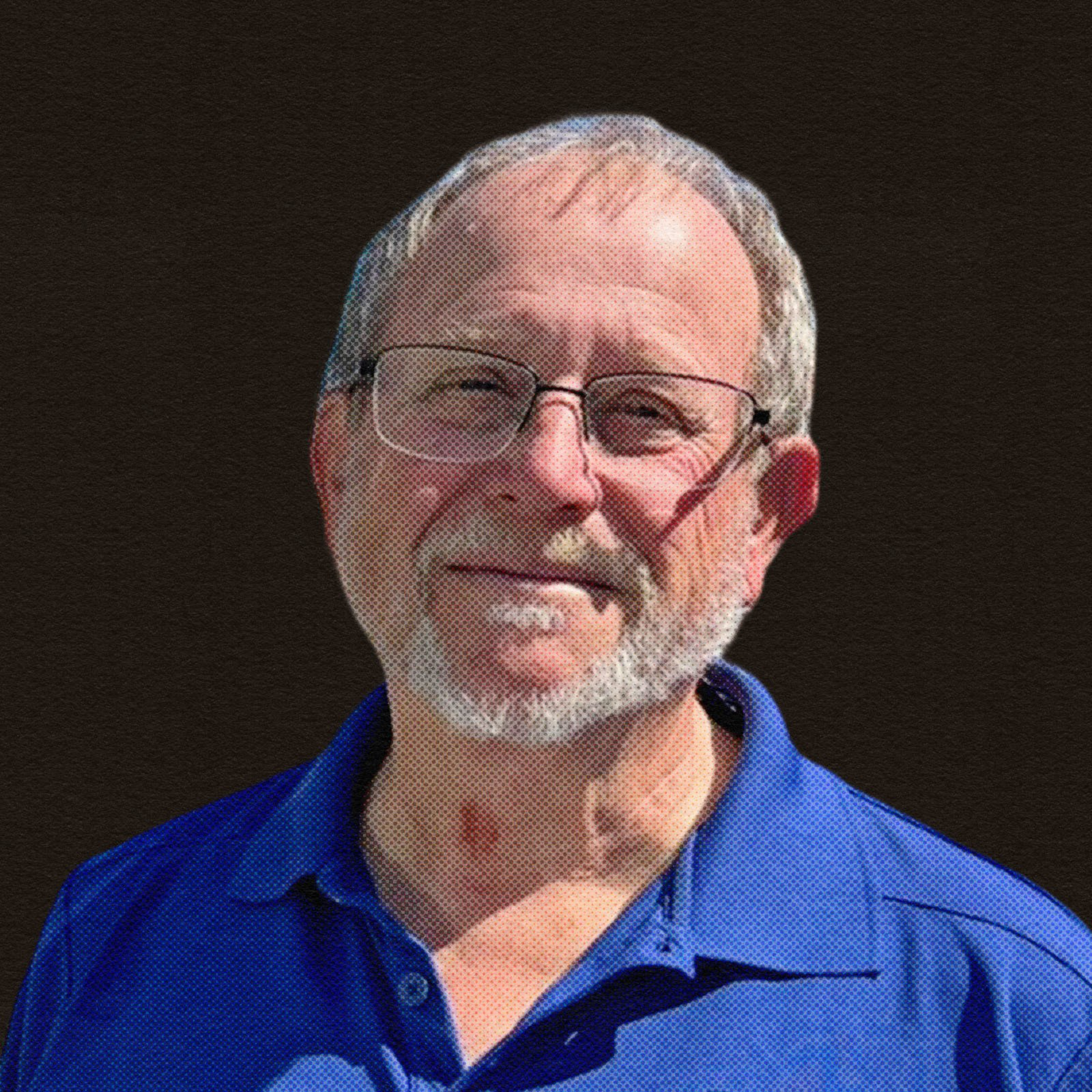 A portrait of a man.