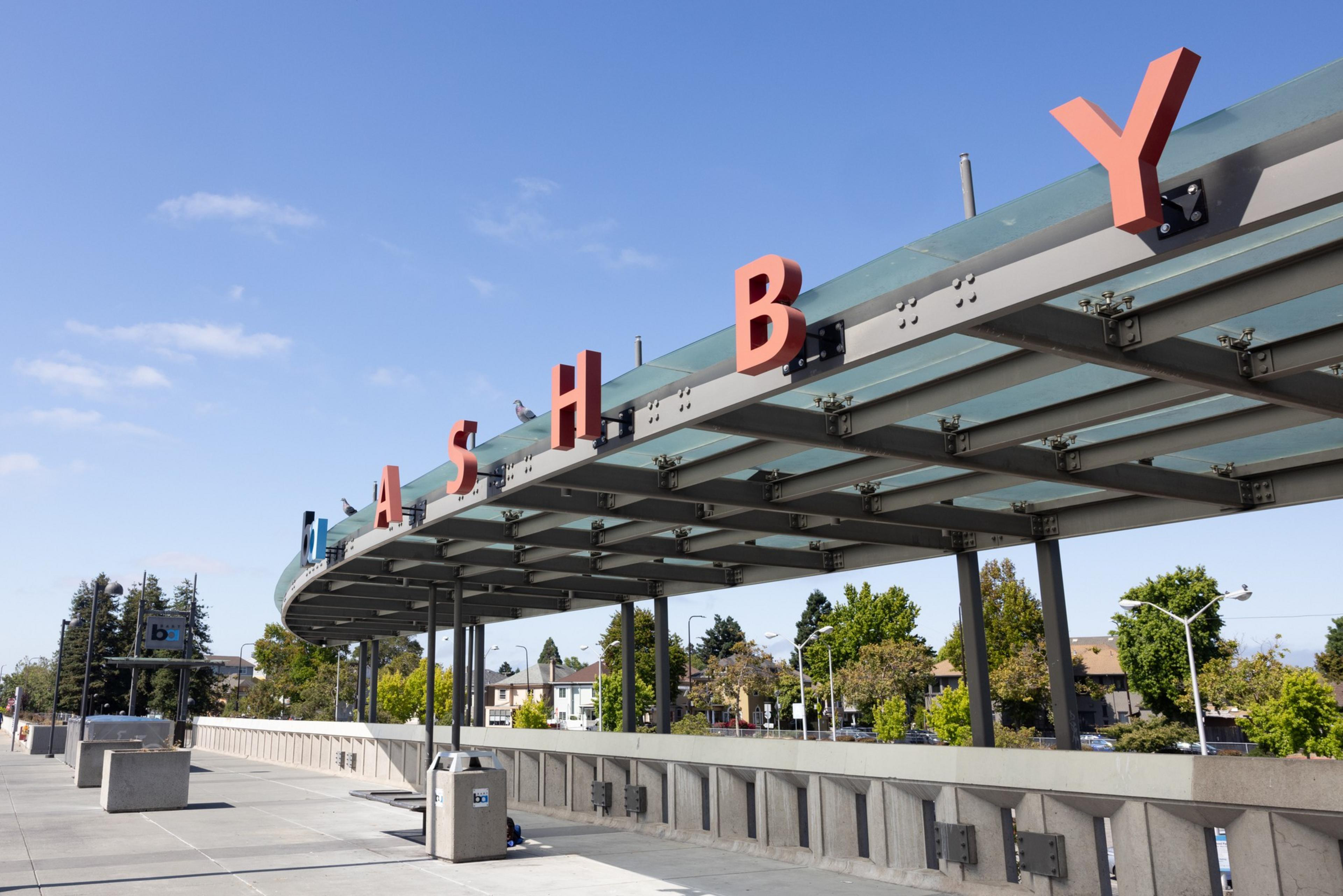 Ashby BART Station awning
