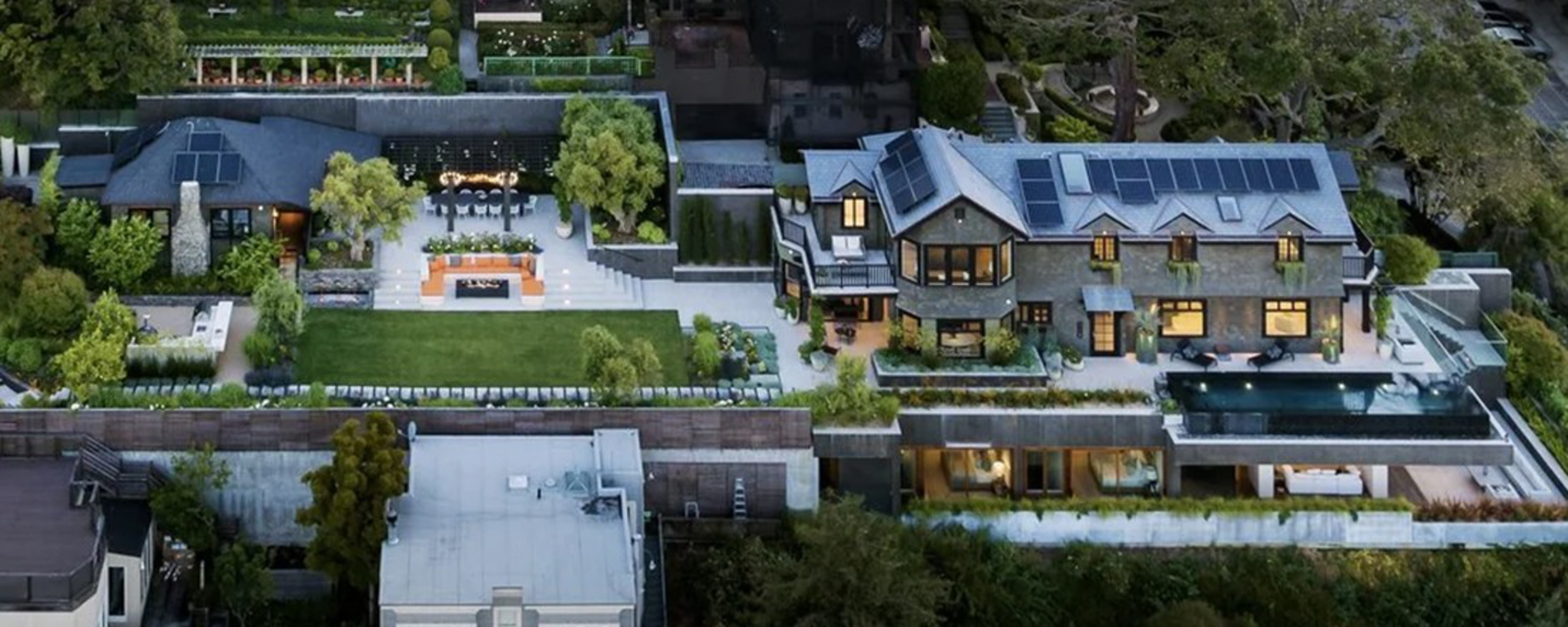 Mansion from above