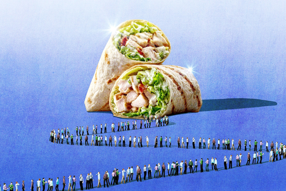 San Francisco’s obsession with the chicken Caesar wrap