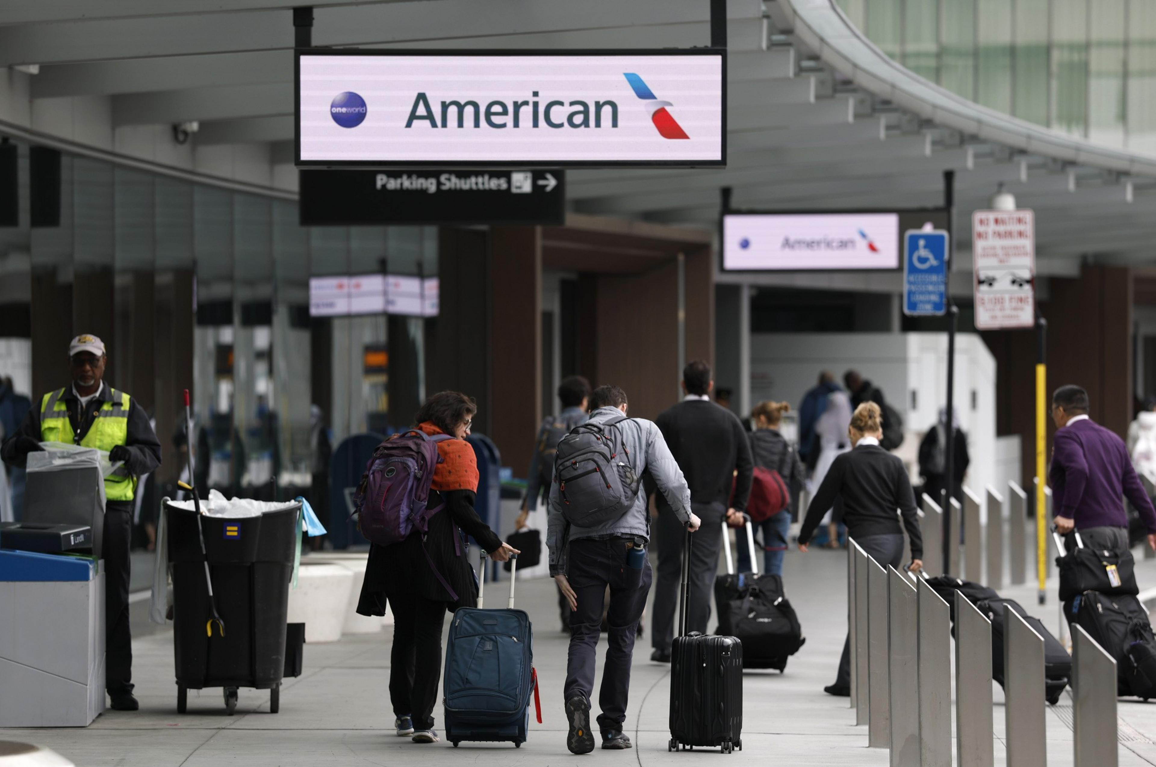 American Airlines terminal at SFO
