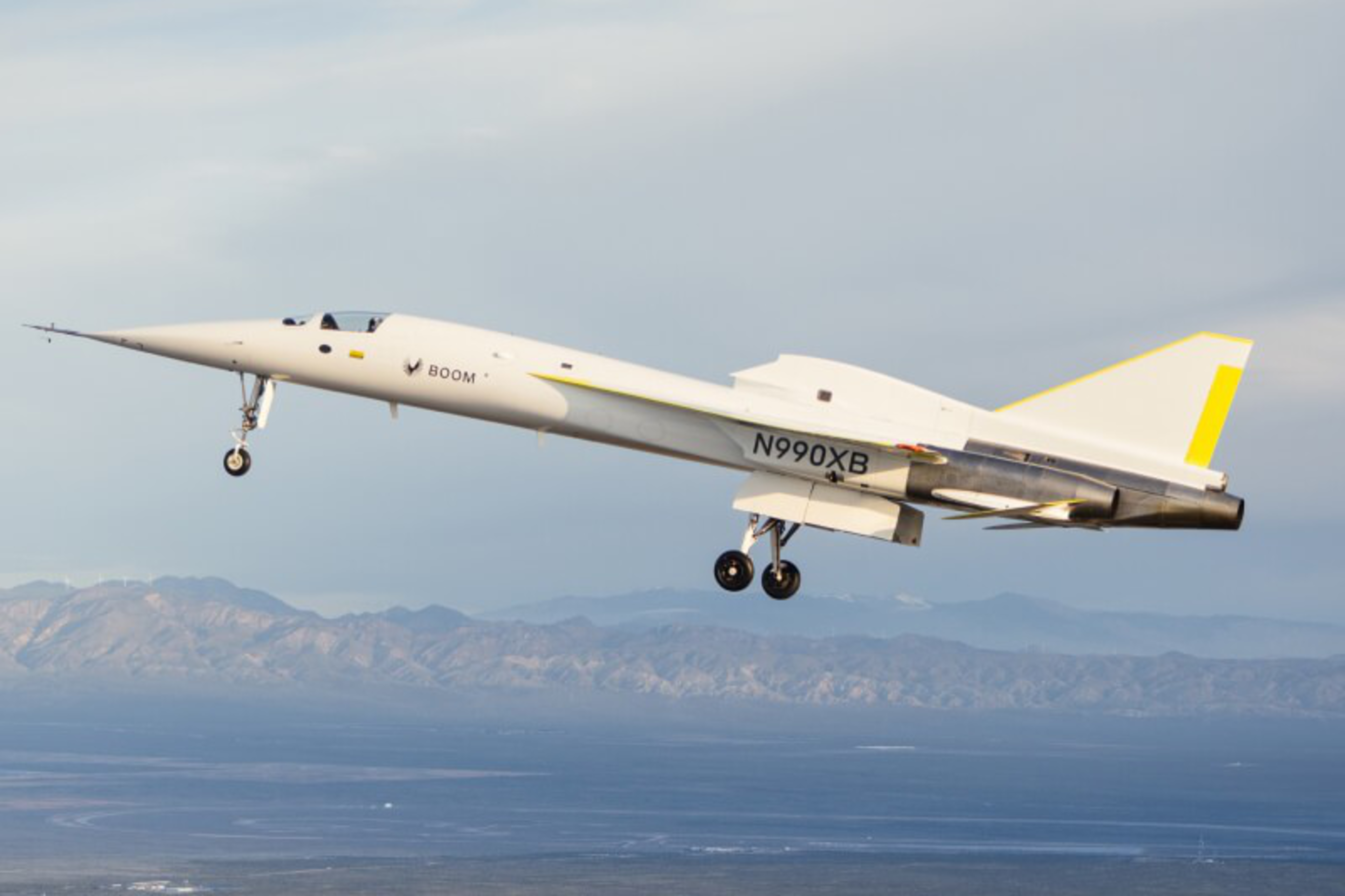 XB-1 in flight