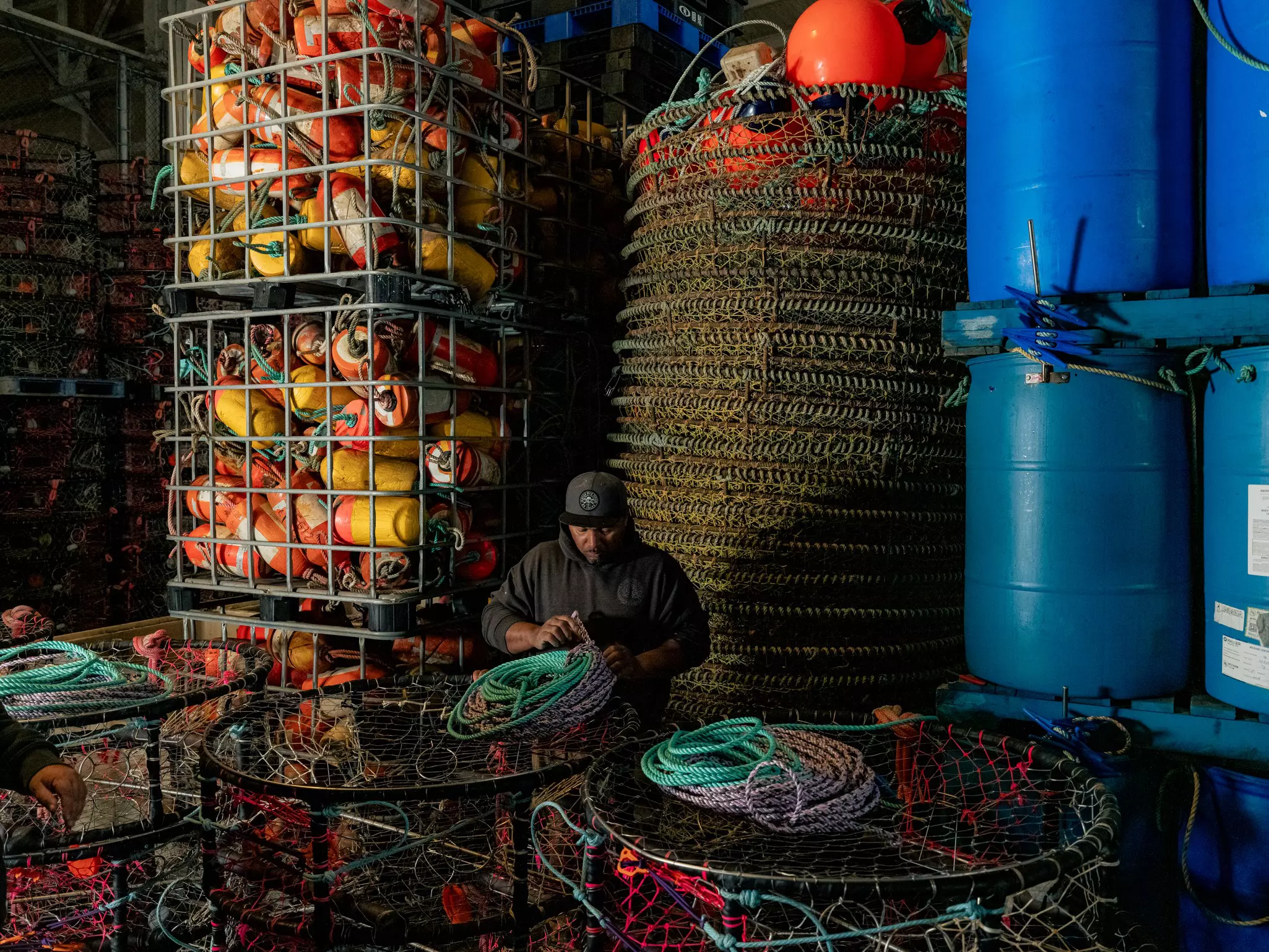 His restaurant is gone. But his mission to help fishermen is just beginning