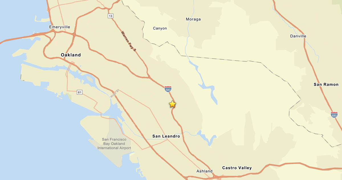 Earthquake, centered near San Leandro, rattles Bay Area