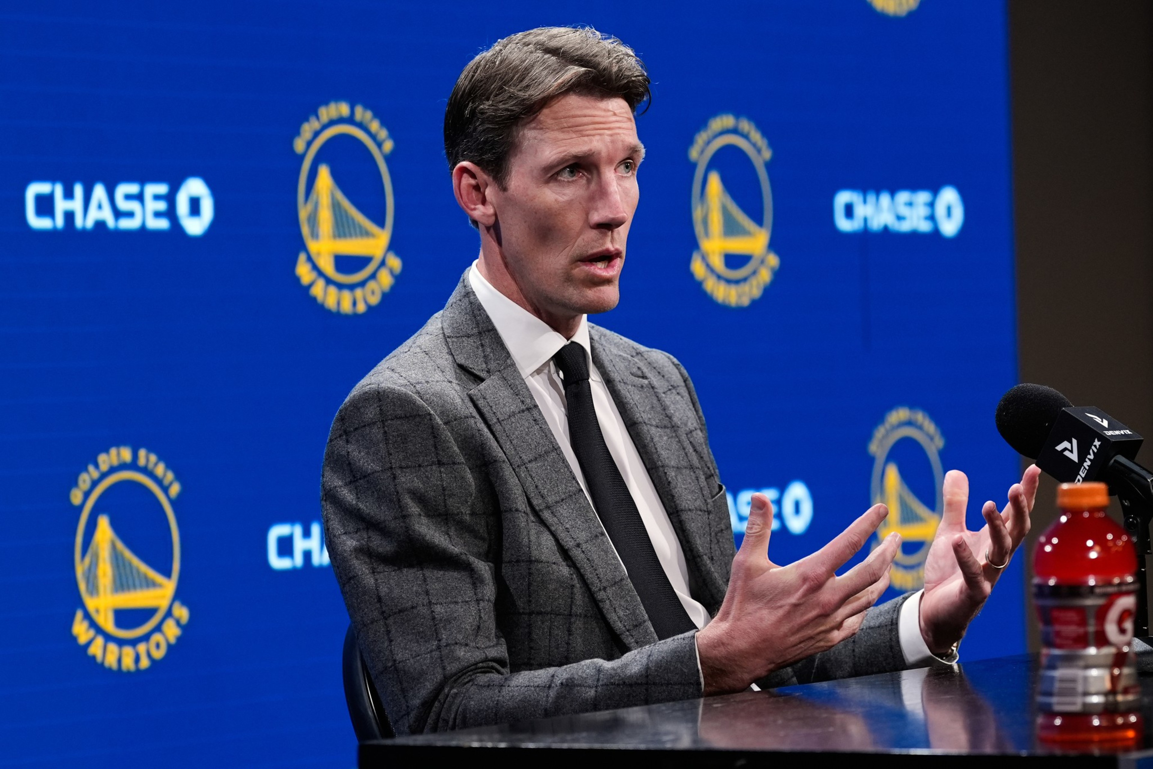 Mike Dunleavy confronts the Warriors’ new reality, hints at the team’s ...
