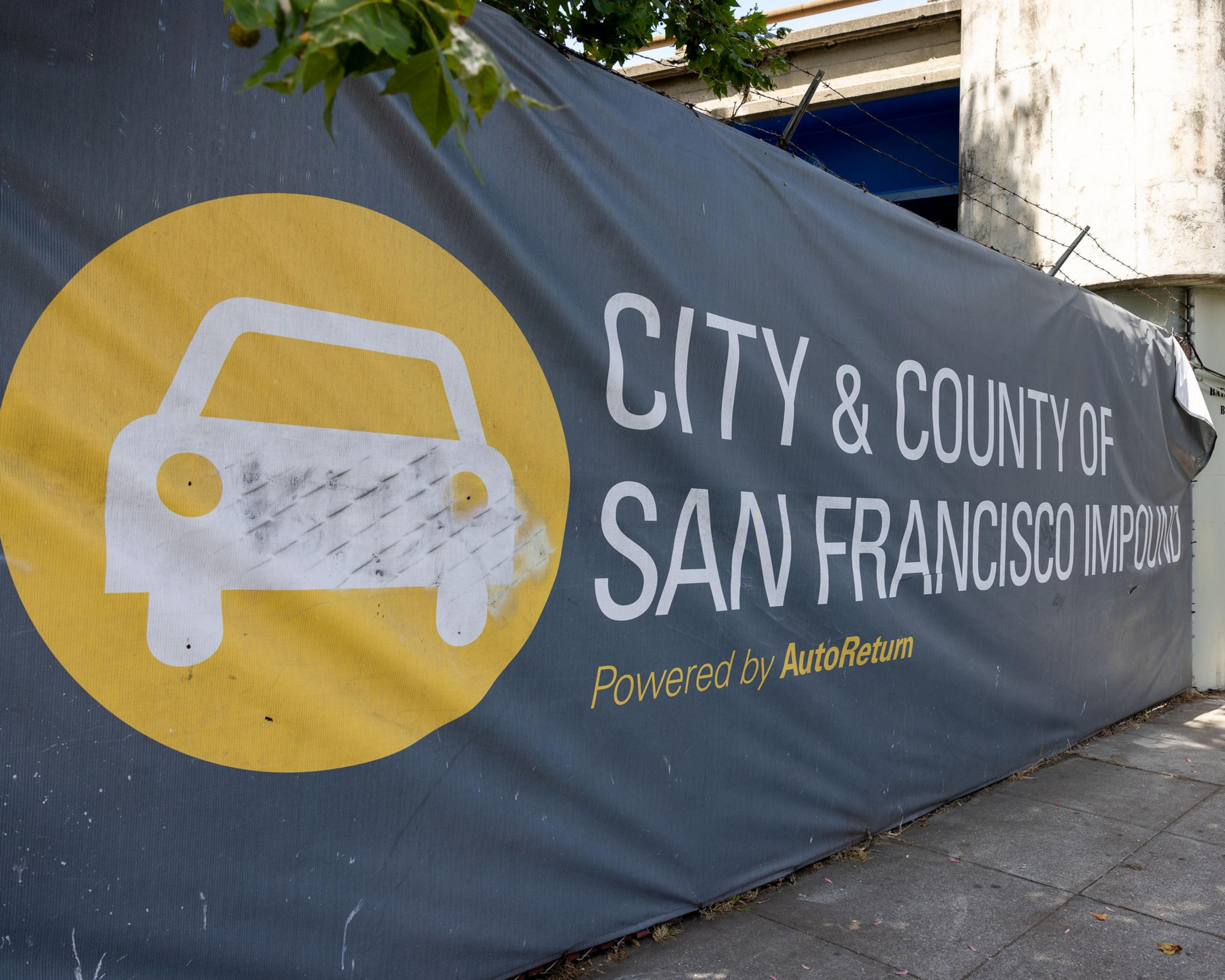 Exterior of City and County of San Francisco Impound