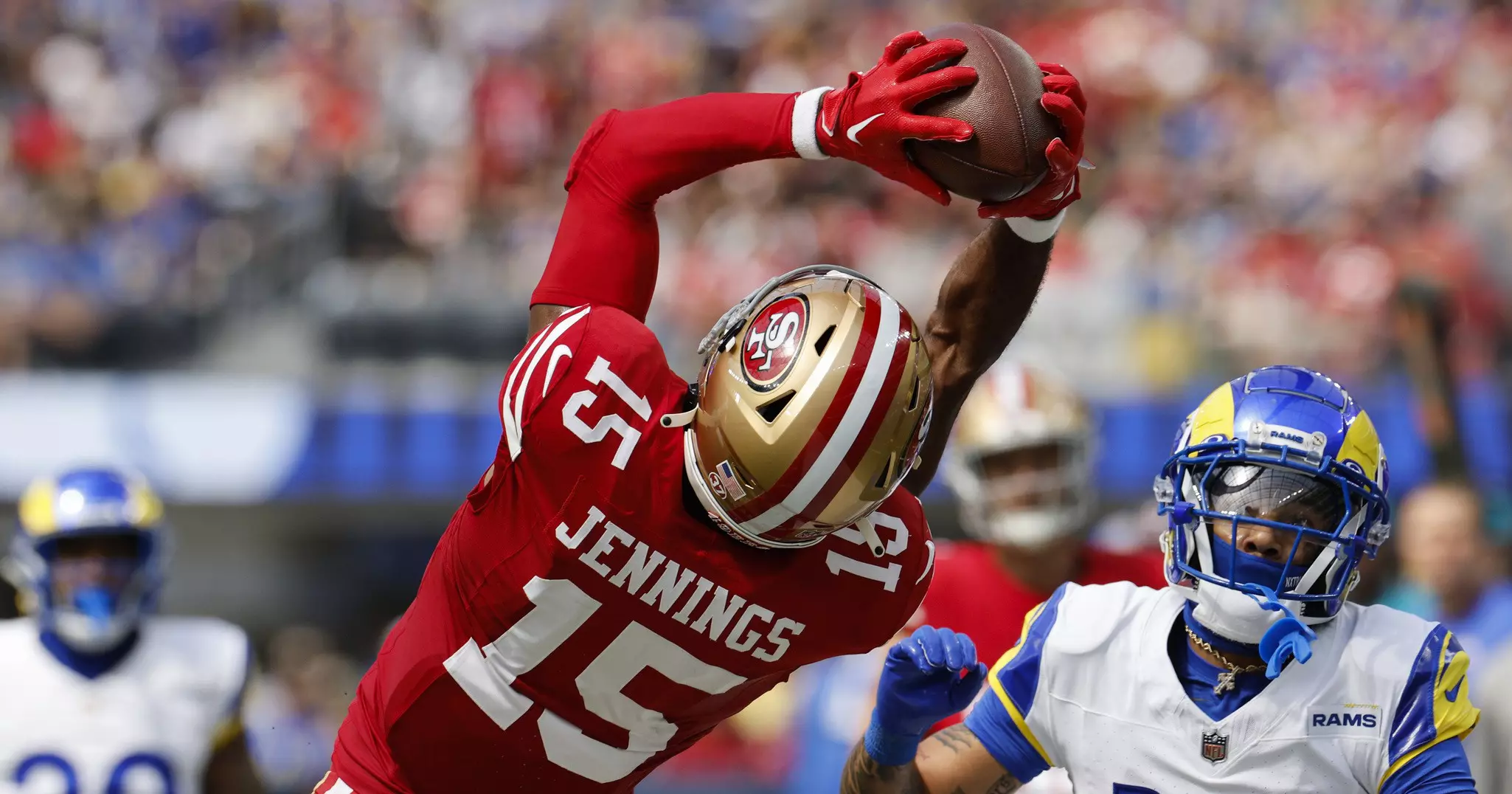 How the 49ers won their staredown with Jauan Jennings
