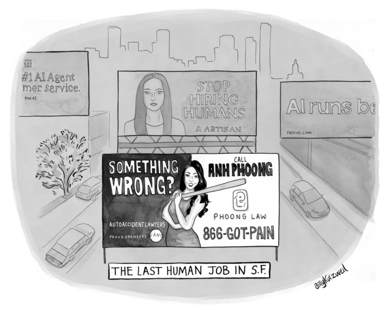 Opinion: Cartoon: The last human job in SF