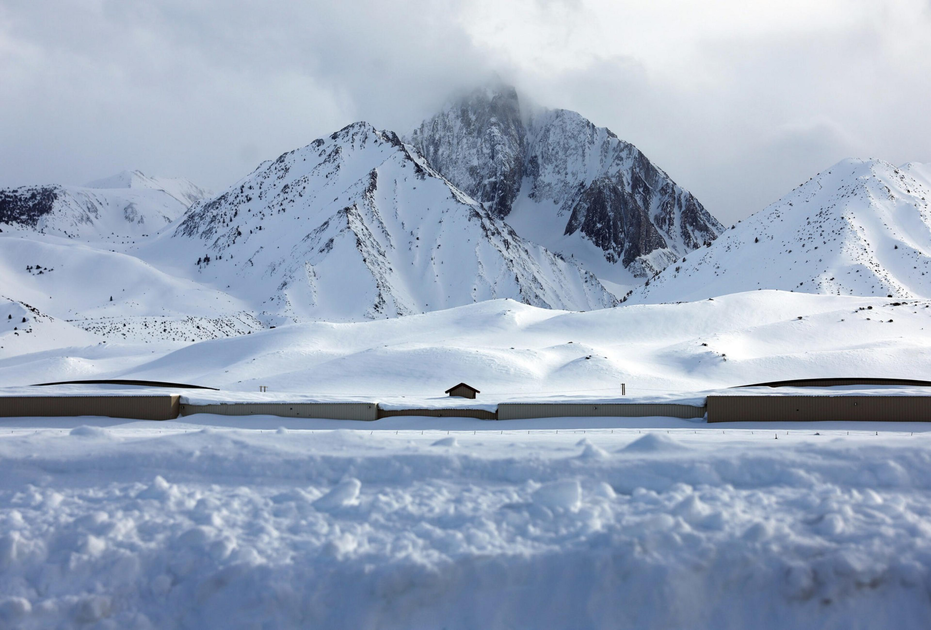 Skiing in June? Maybe, because the Sierras have 50 feet of snow