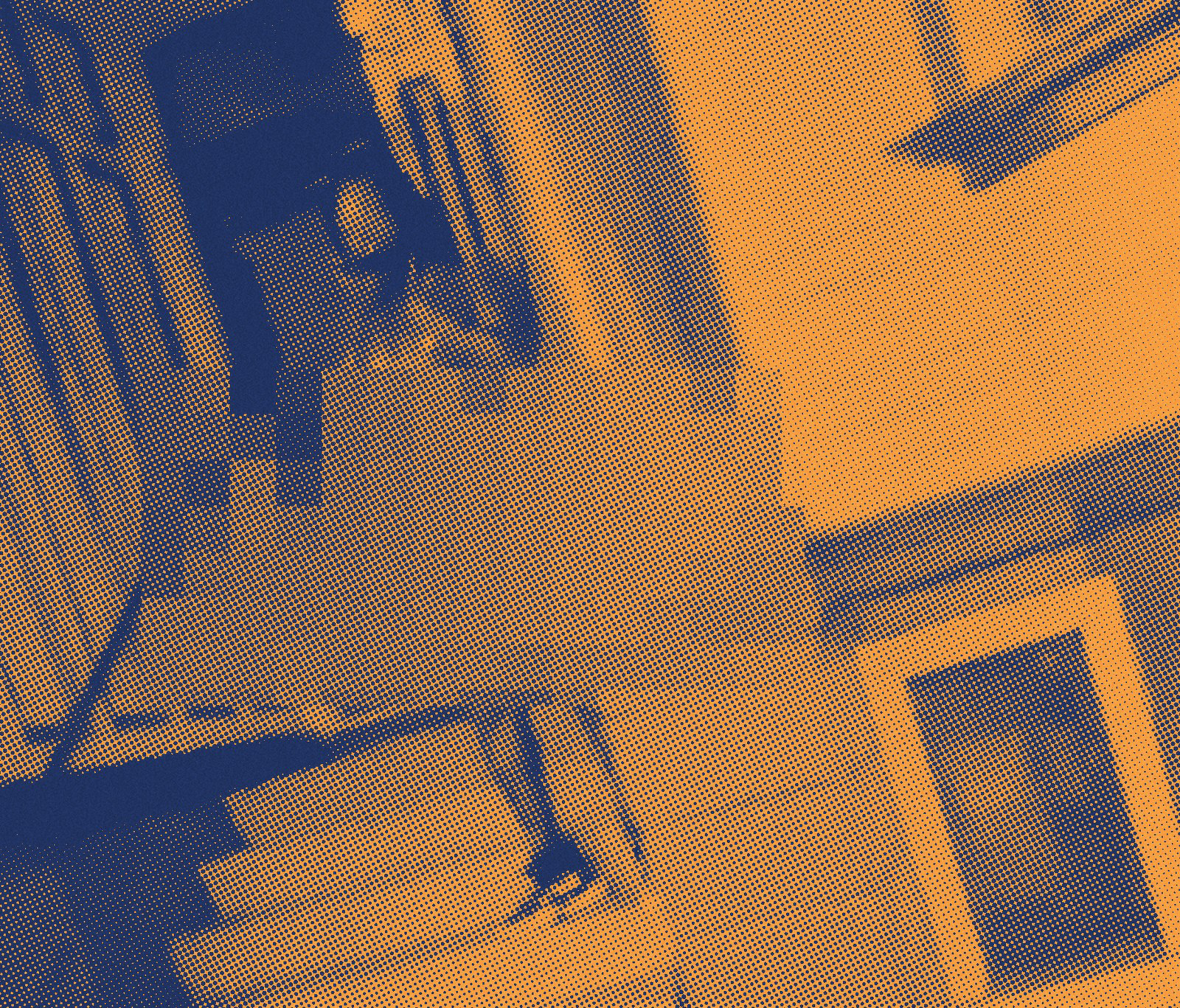 A photo of a man standing on his porch