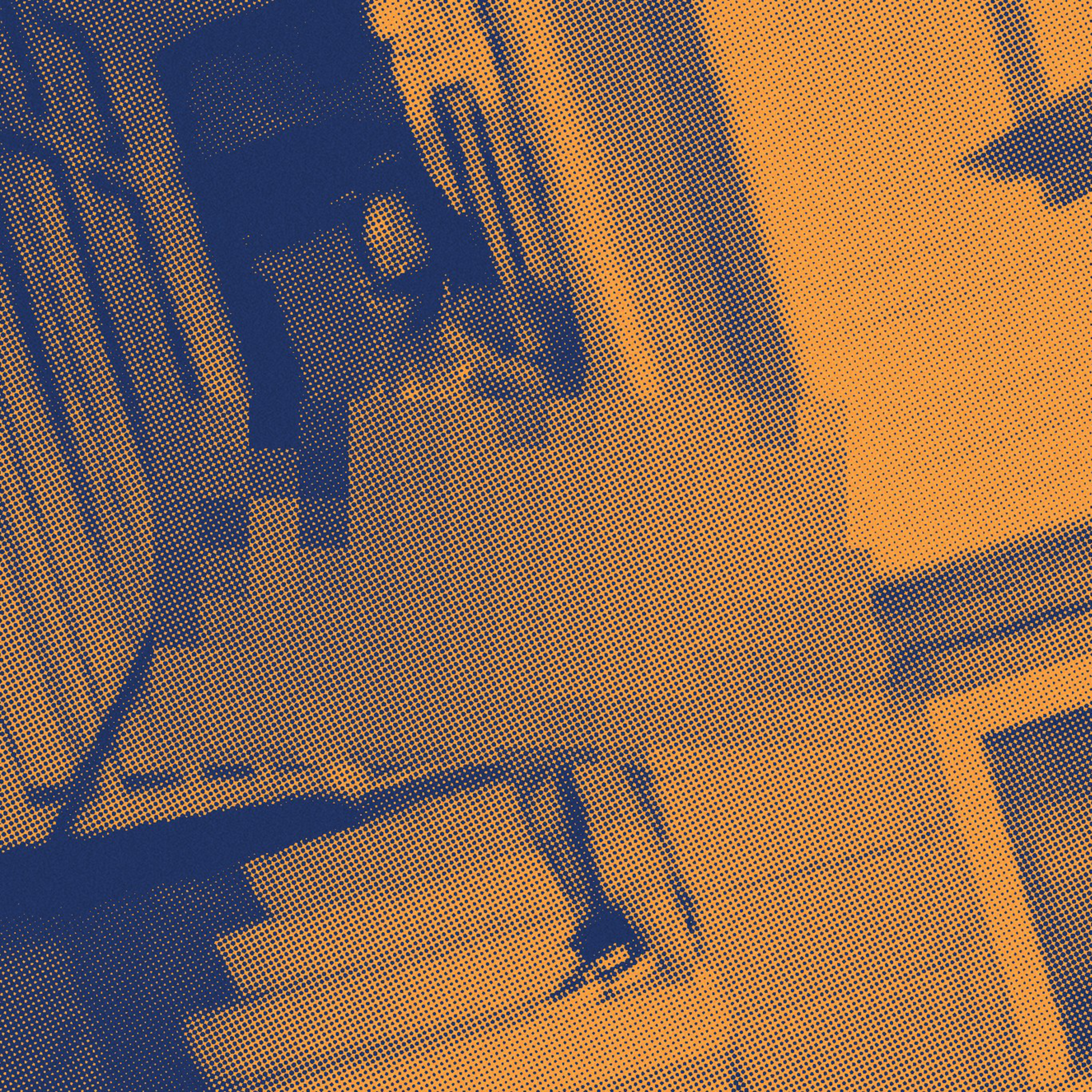 A photo of a man standing on his porch