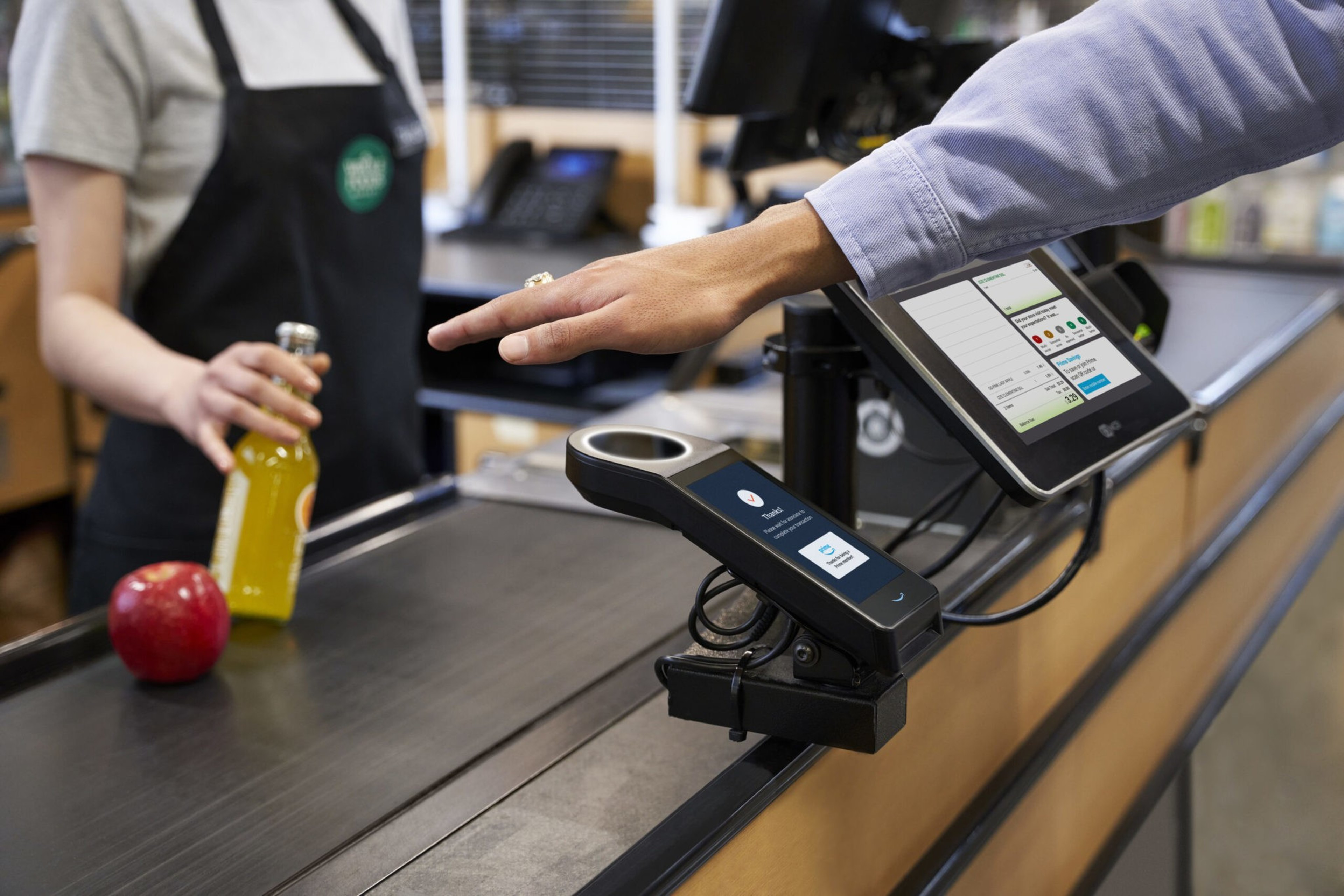 Amazon One Whole Foods Checkout