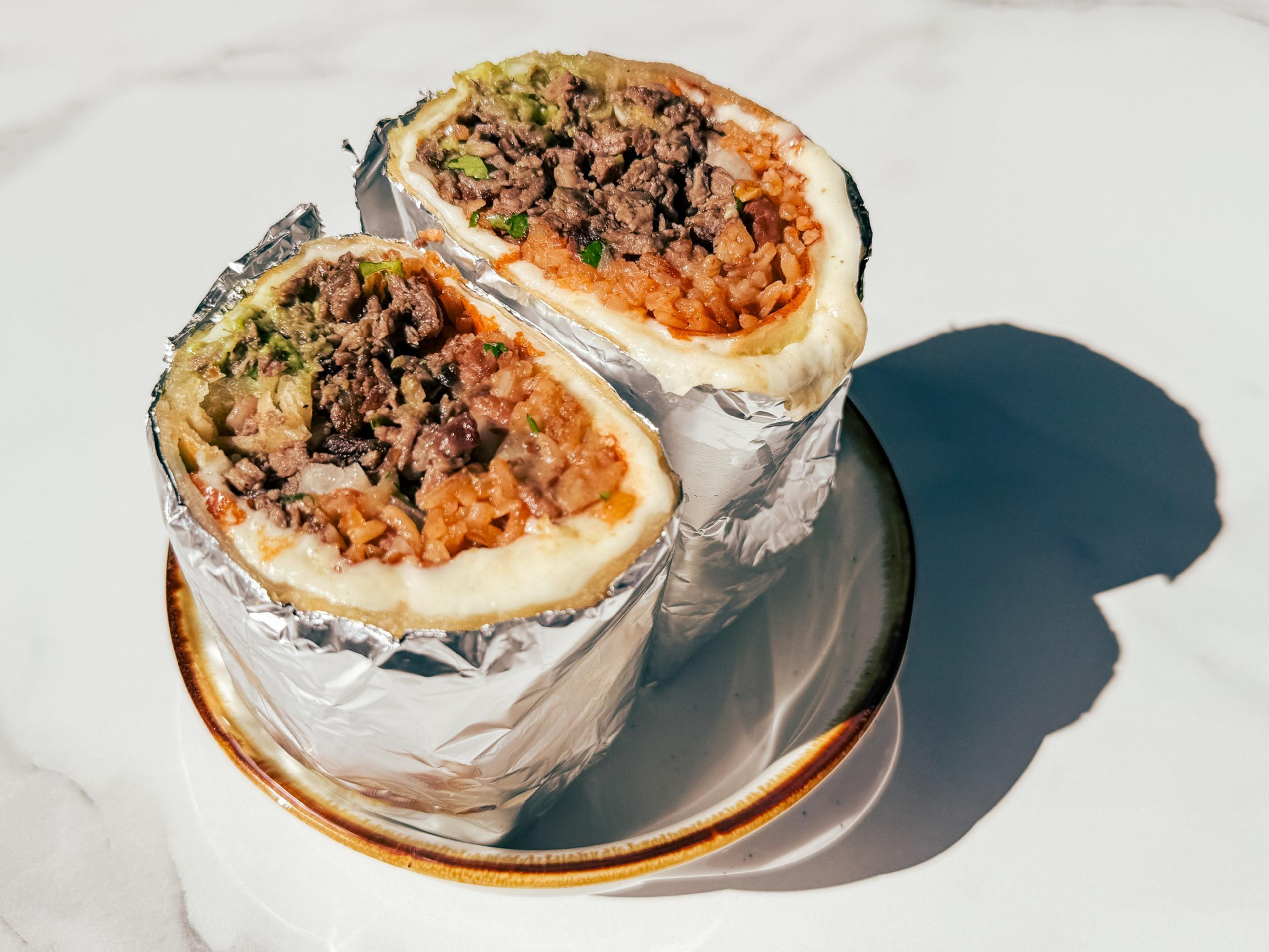 Steak burrito