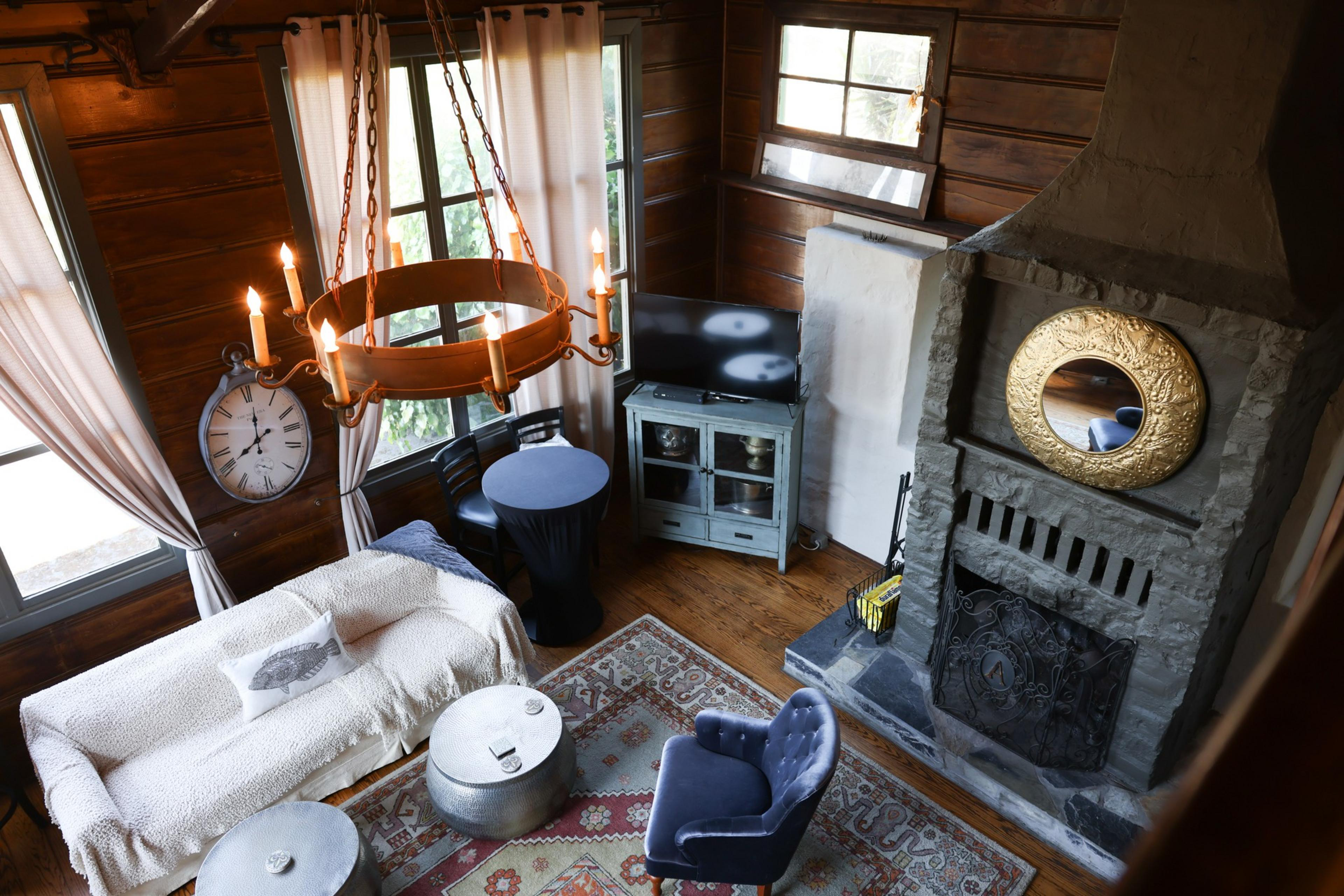 The castle, built by English immigrant John Burnell in 1870, was previously a brewery––fueled by water stored in two underground reservoirs that Burnell dug––and now serves as an event/retreat space.