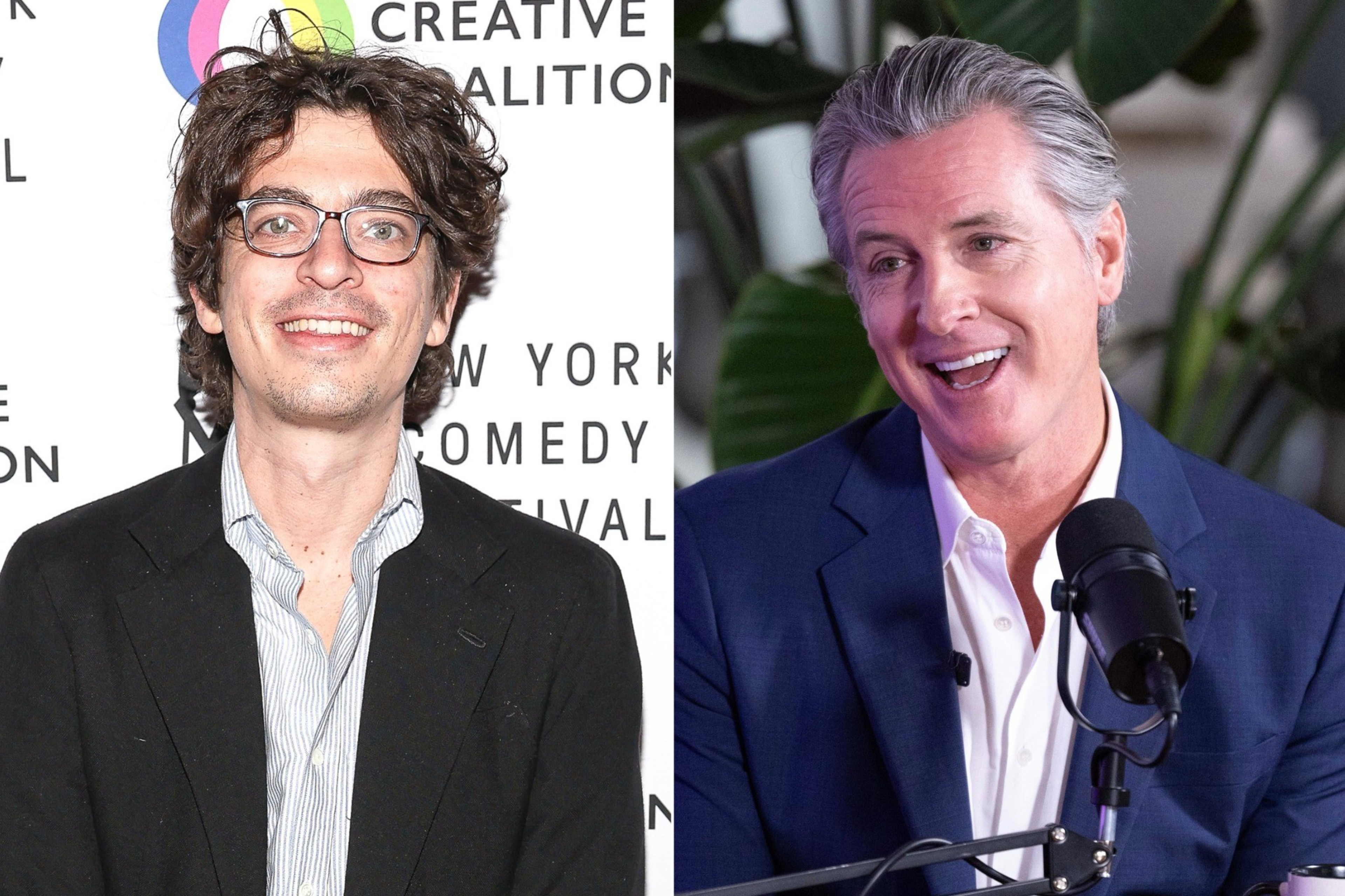 Newsom was on 'The Adam Friedland Show.' Ketamine came up three times