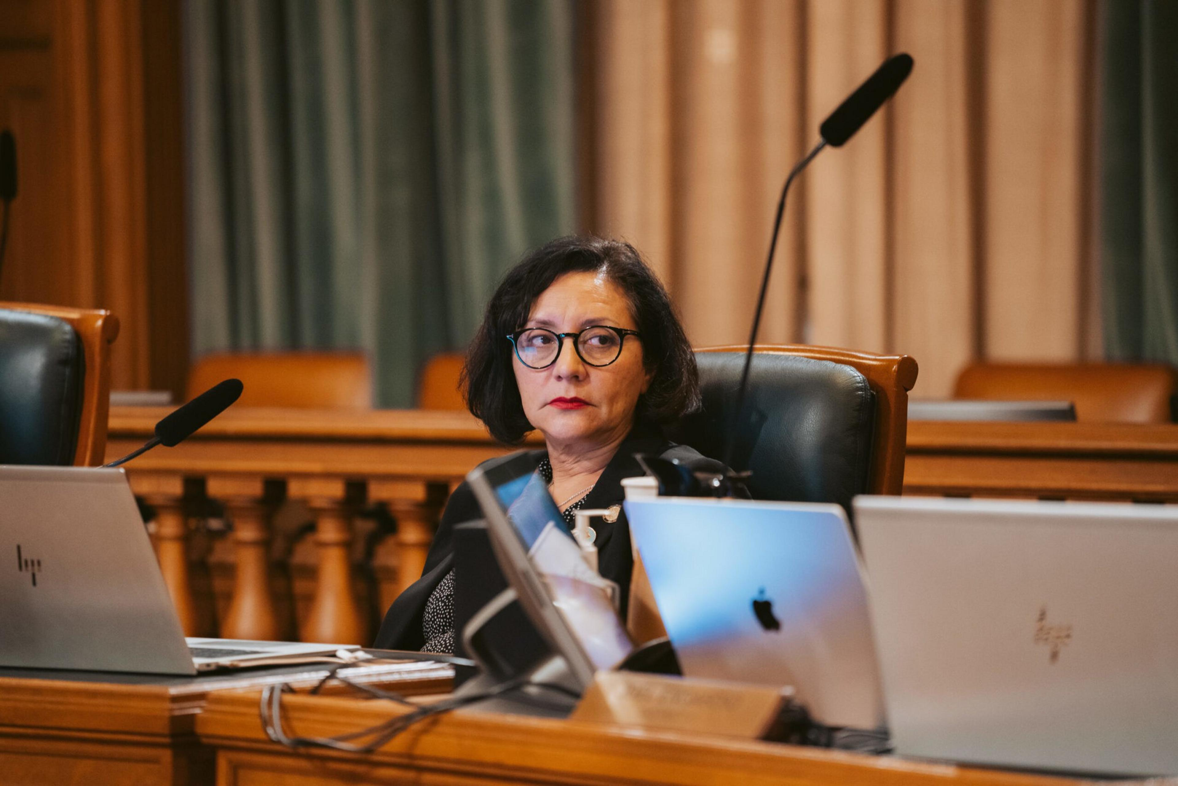Supervisor and Land Use Chair Myrna Melgar.