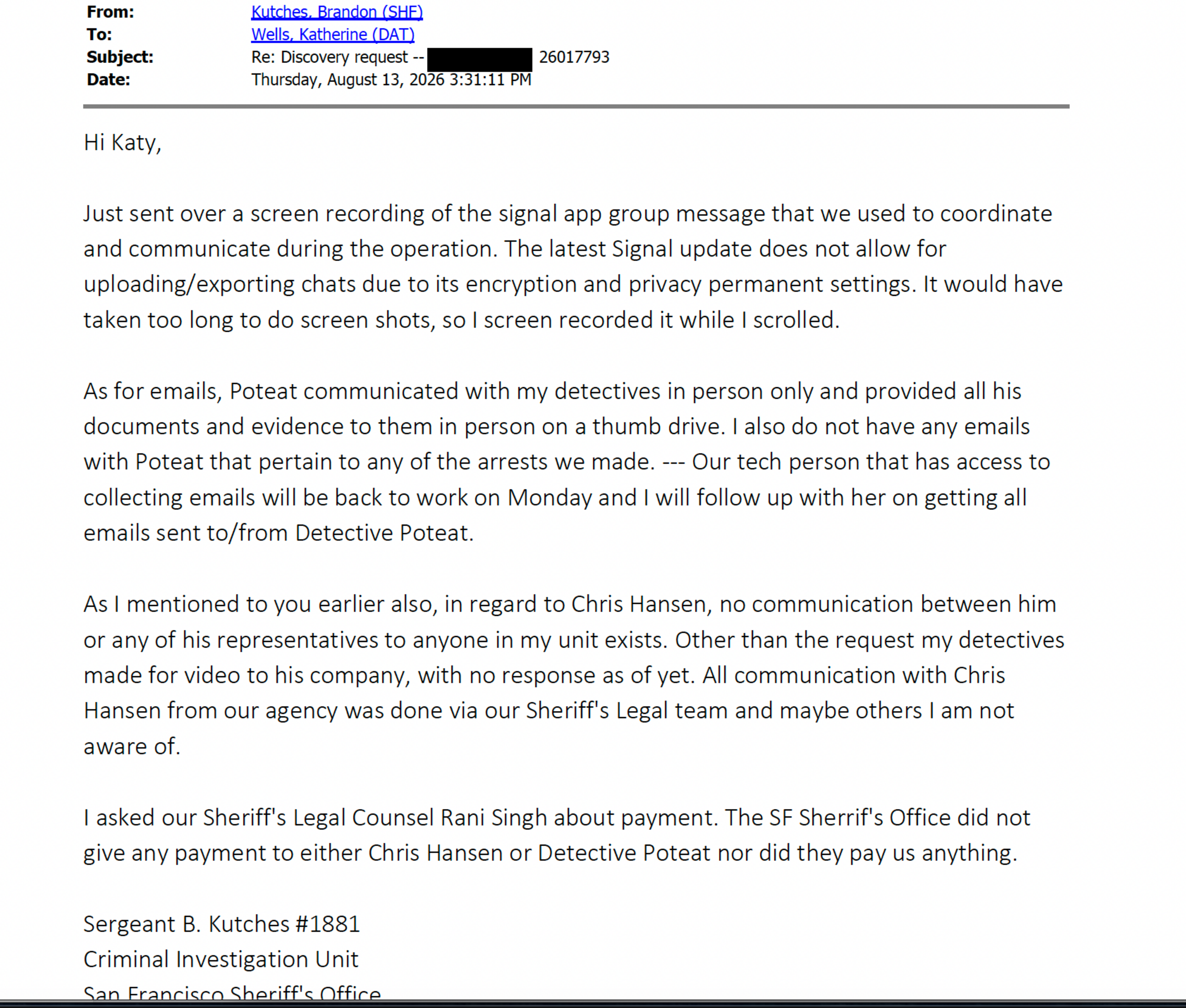 Sheriff’s secret sex sting: Signal chats and a dodgy contract with ...