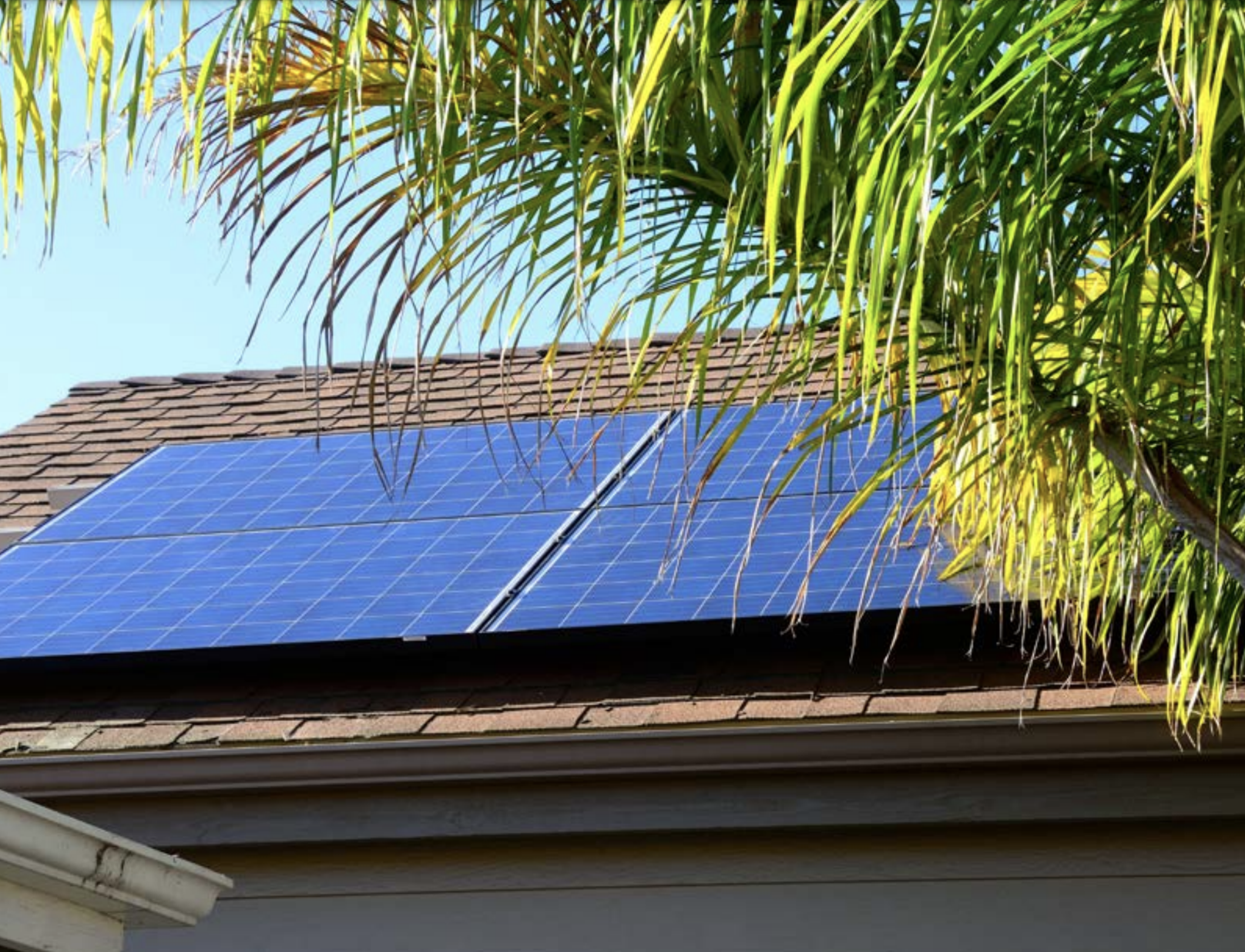 Rooftop solar panels