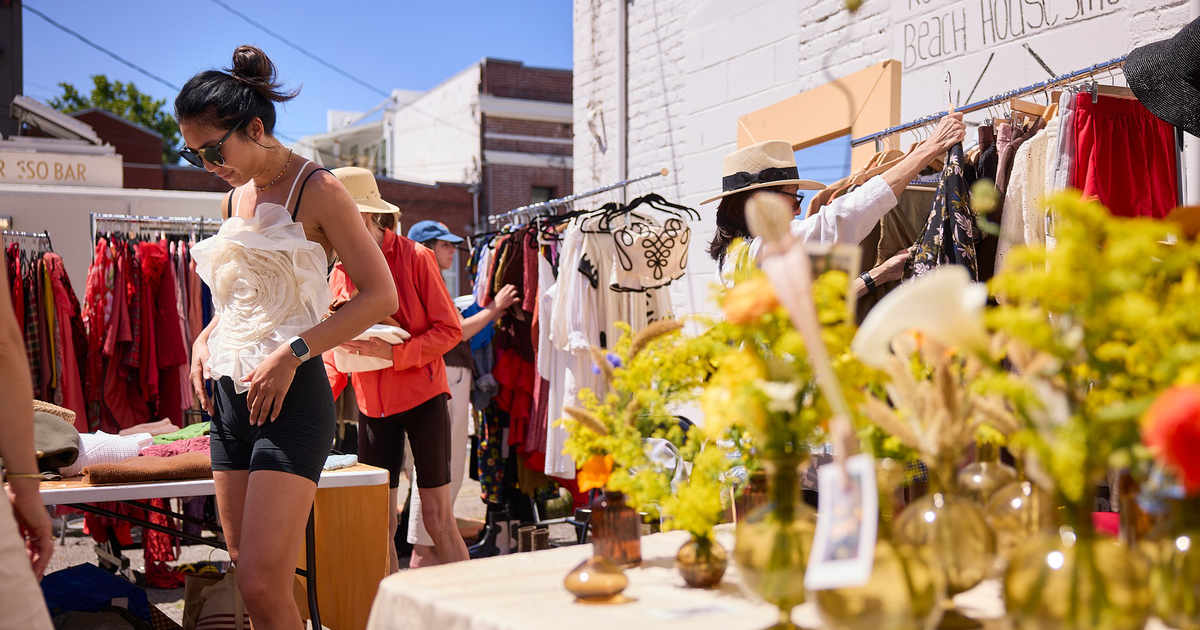 ‘It’s darling!’: Sunday morning at the best little flea market in Marin