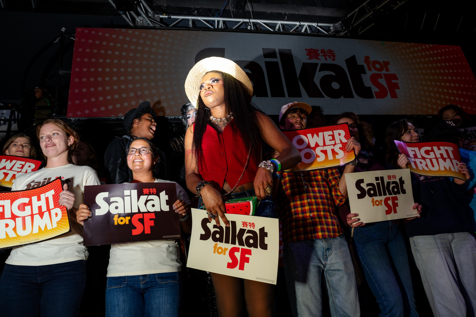 F-bombs and disco balls: Saikat Chakrabarti and Hasan Piker rally
