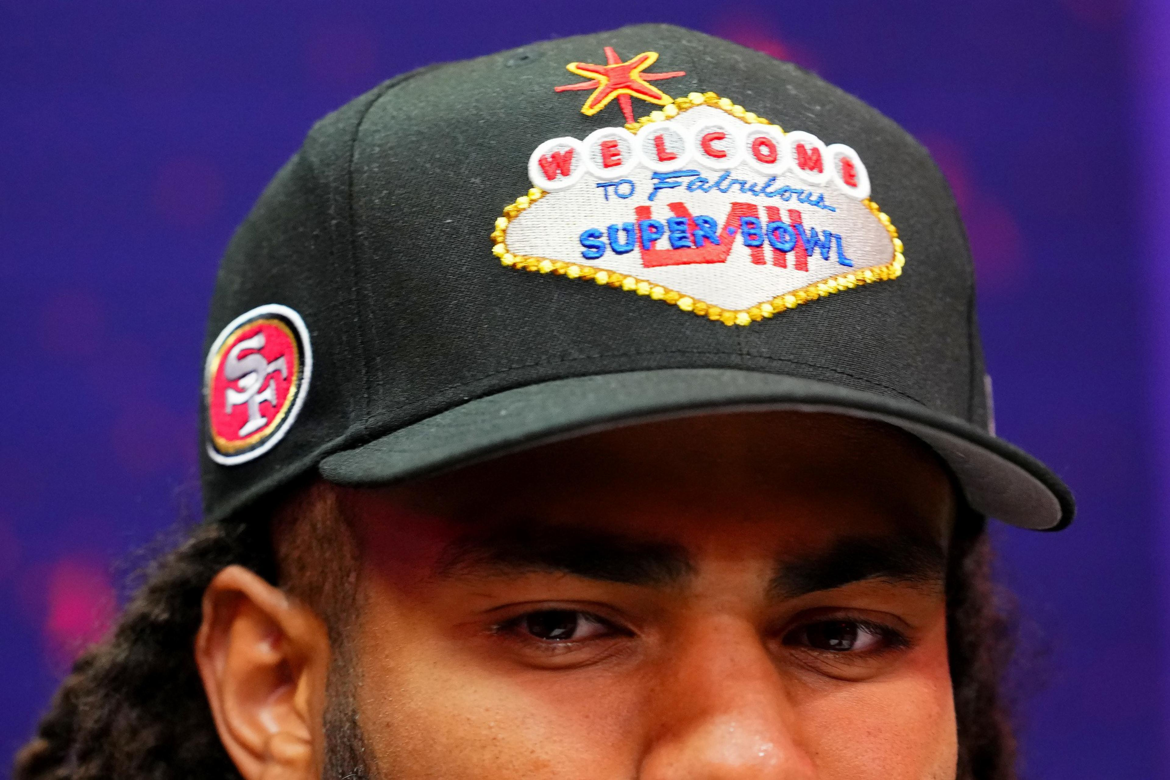 Fred Warner Super Bowl hat