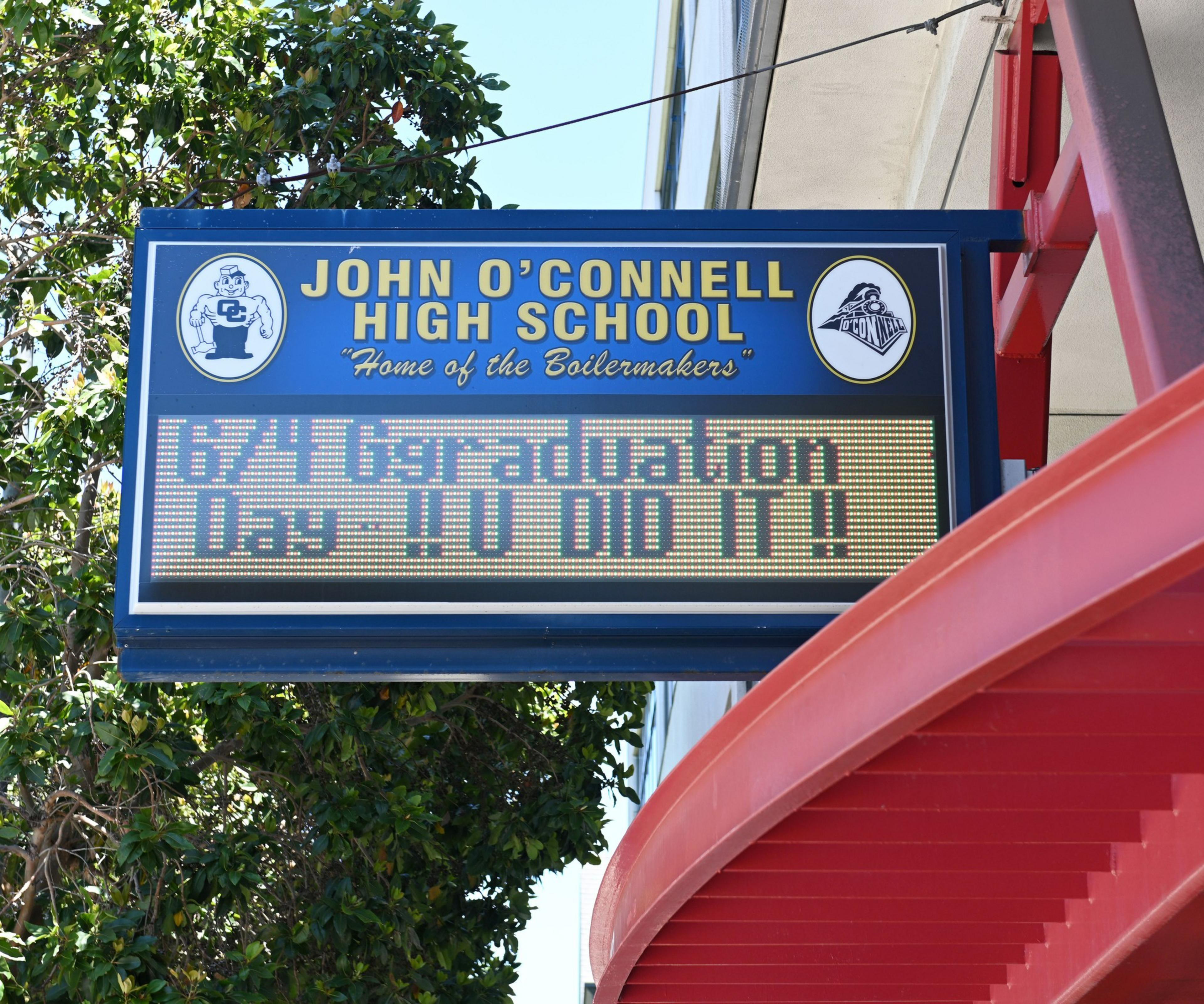 A teacher at John O'Connell High School says students called him the N-word in multiple incident, yet faced few consequences.
