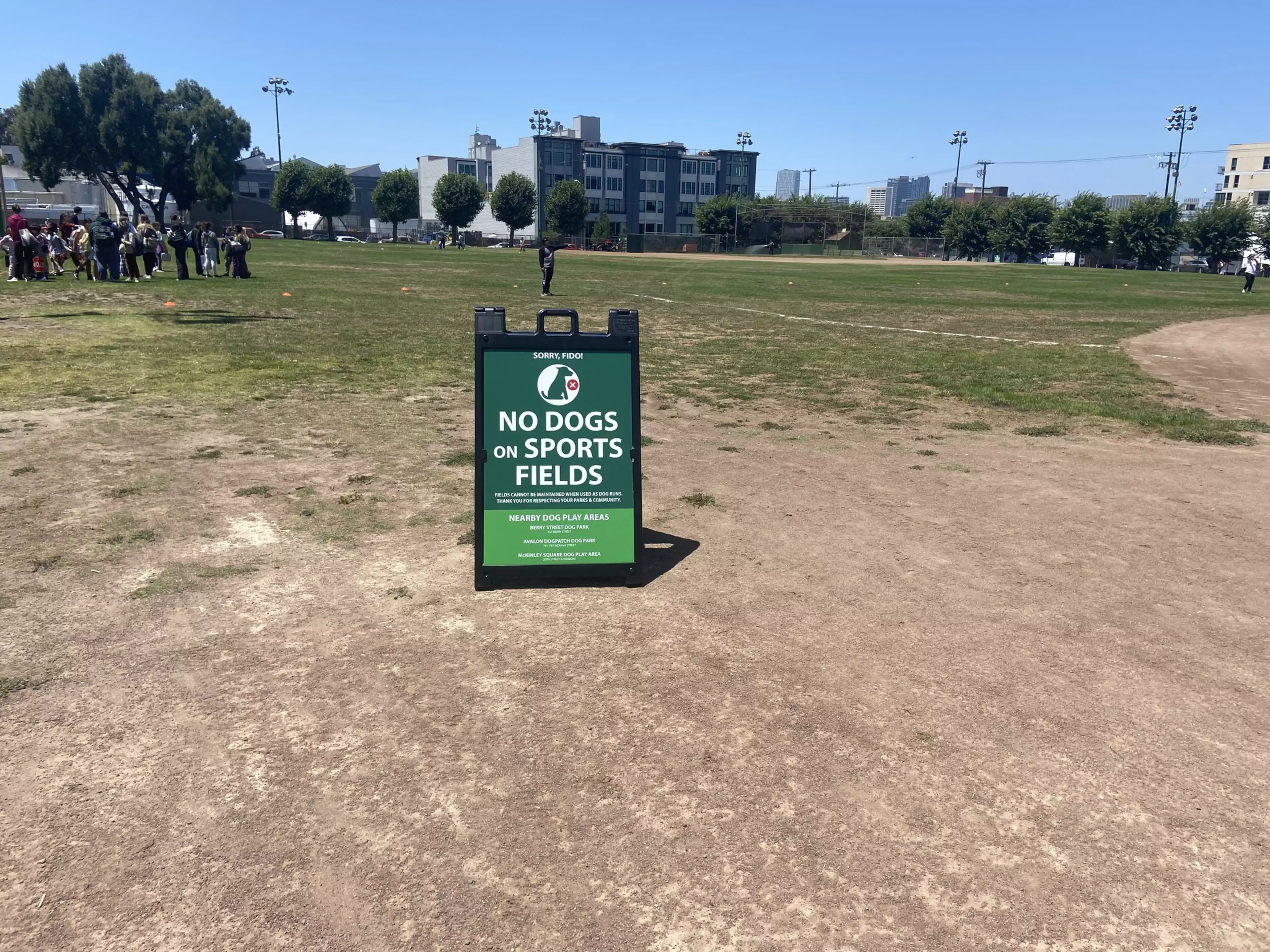 Very gross' vandalism appears in park as dog-walking war rages on