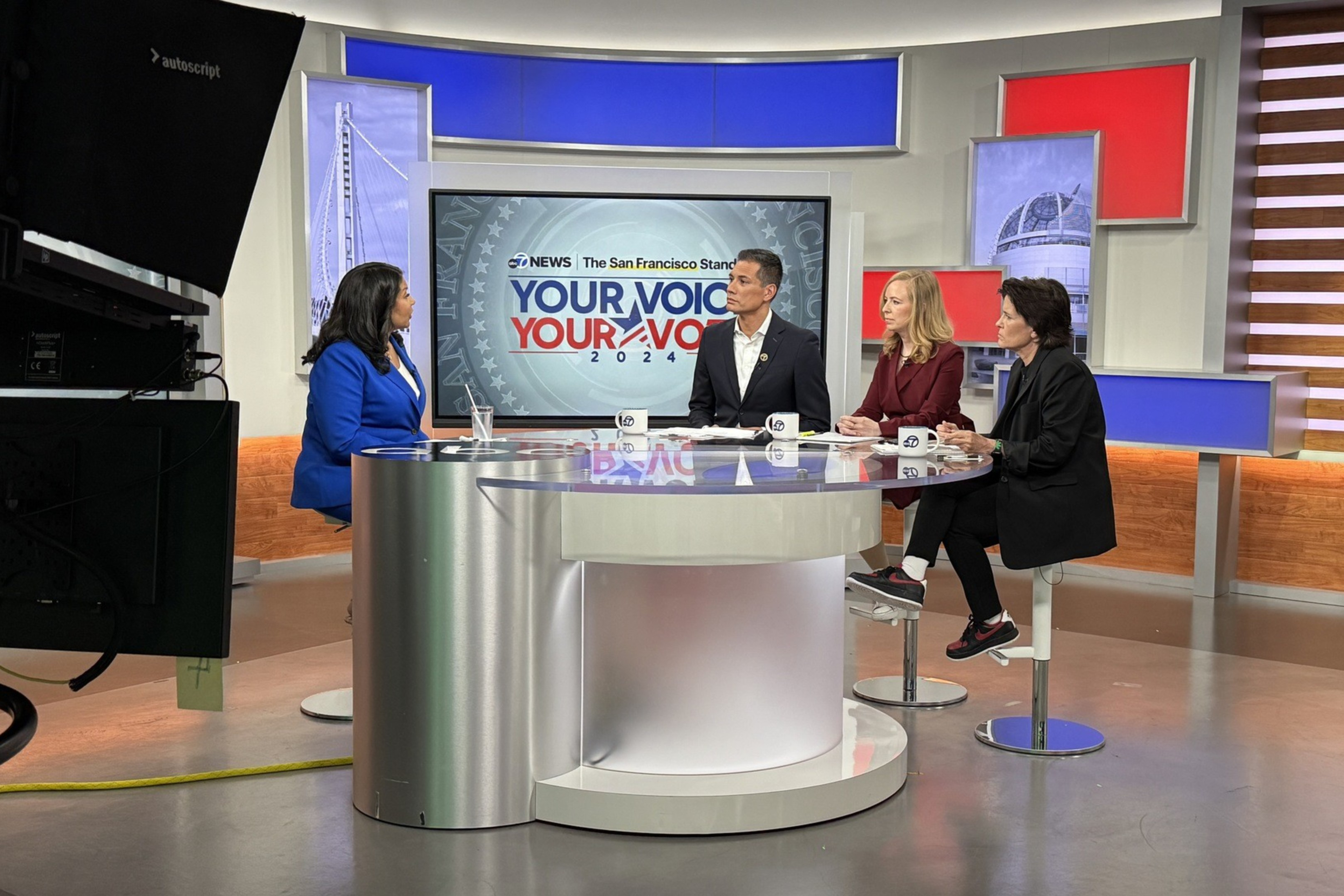 Mayor London Breed is interviewed by Reggie Aqui, Annie Gaus and Kara Swisher.