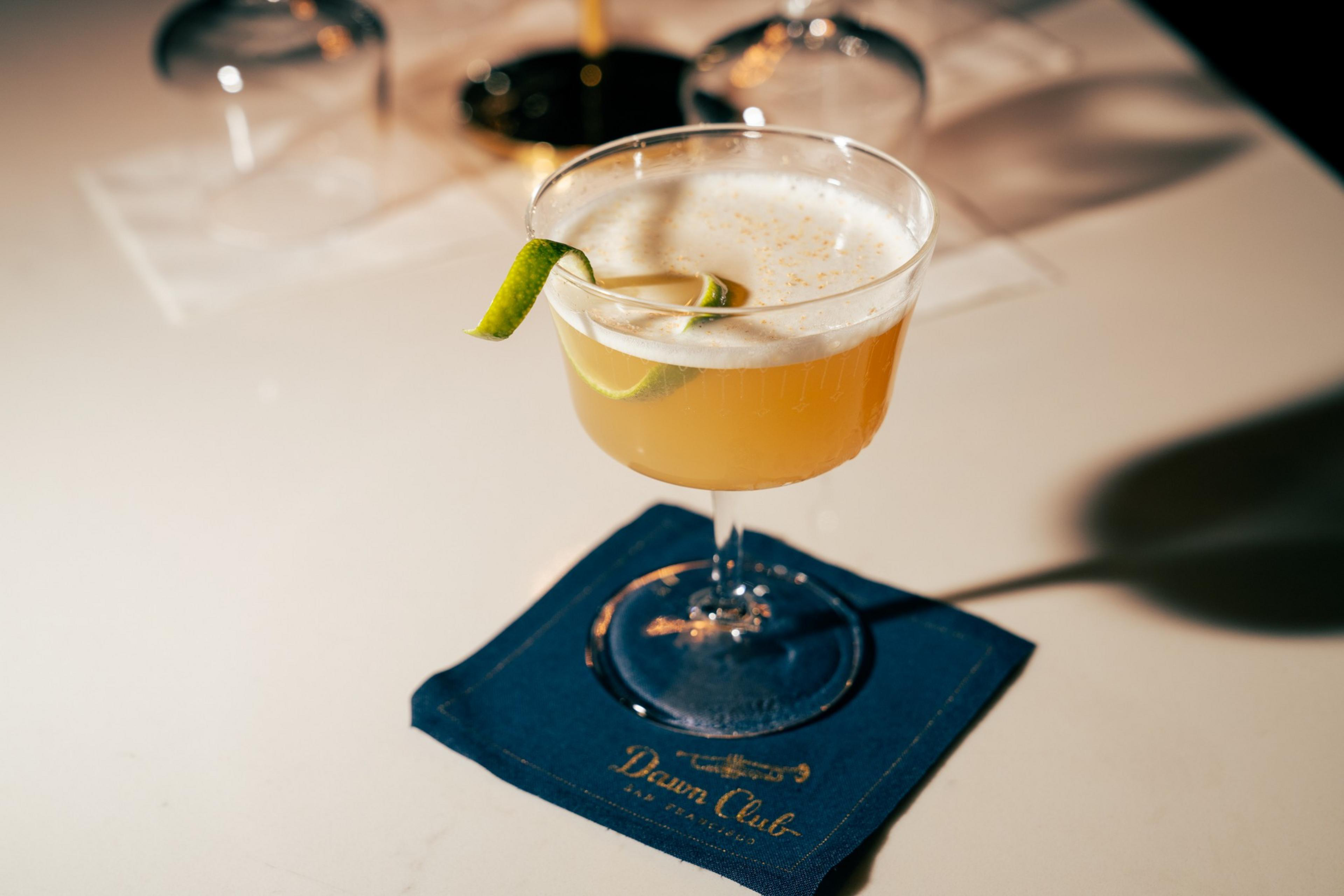 The Hot Seven is a whiskey-based take on the classic cocktail the Last Word.