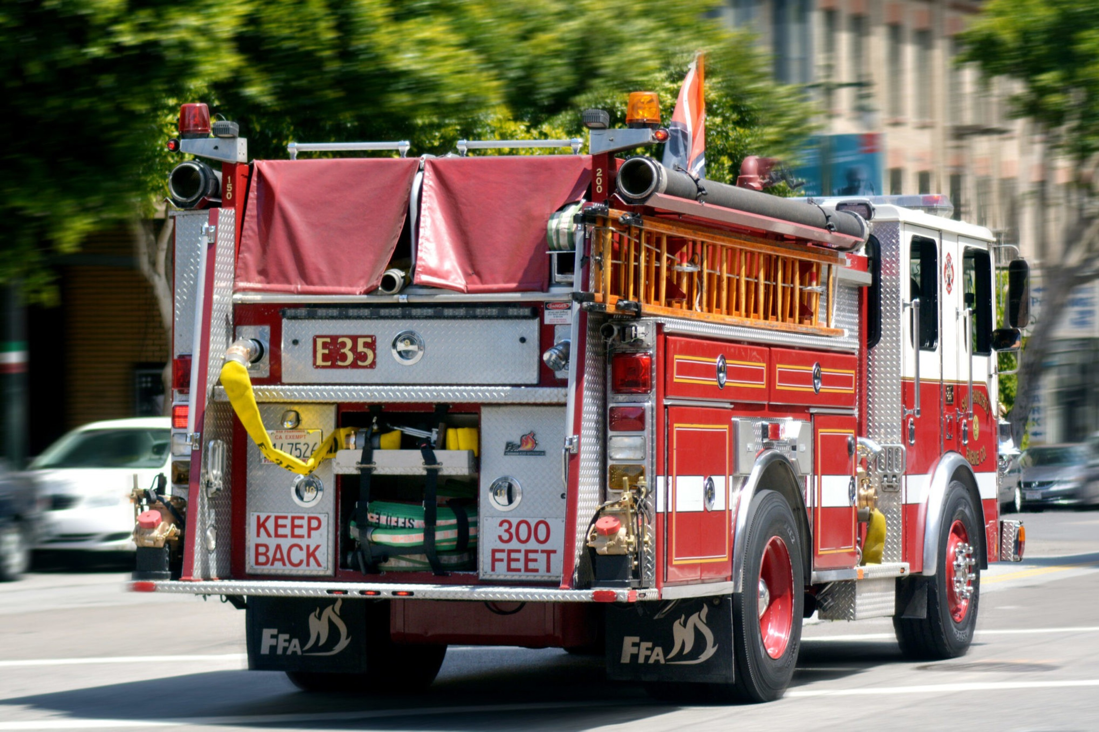 San Francisco Fire Department (SFFD) engine. | Adobe Stock