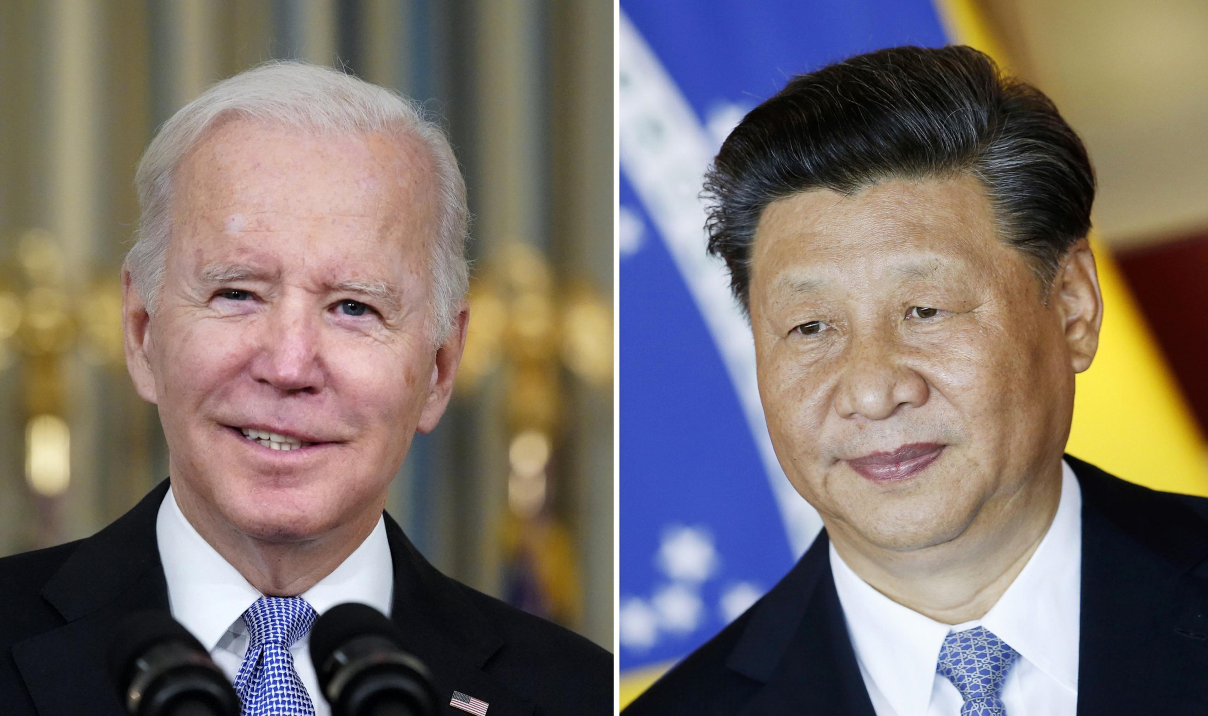 Joe Biden an Xi Jinping
