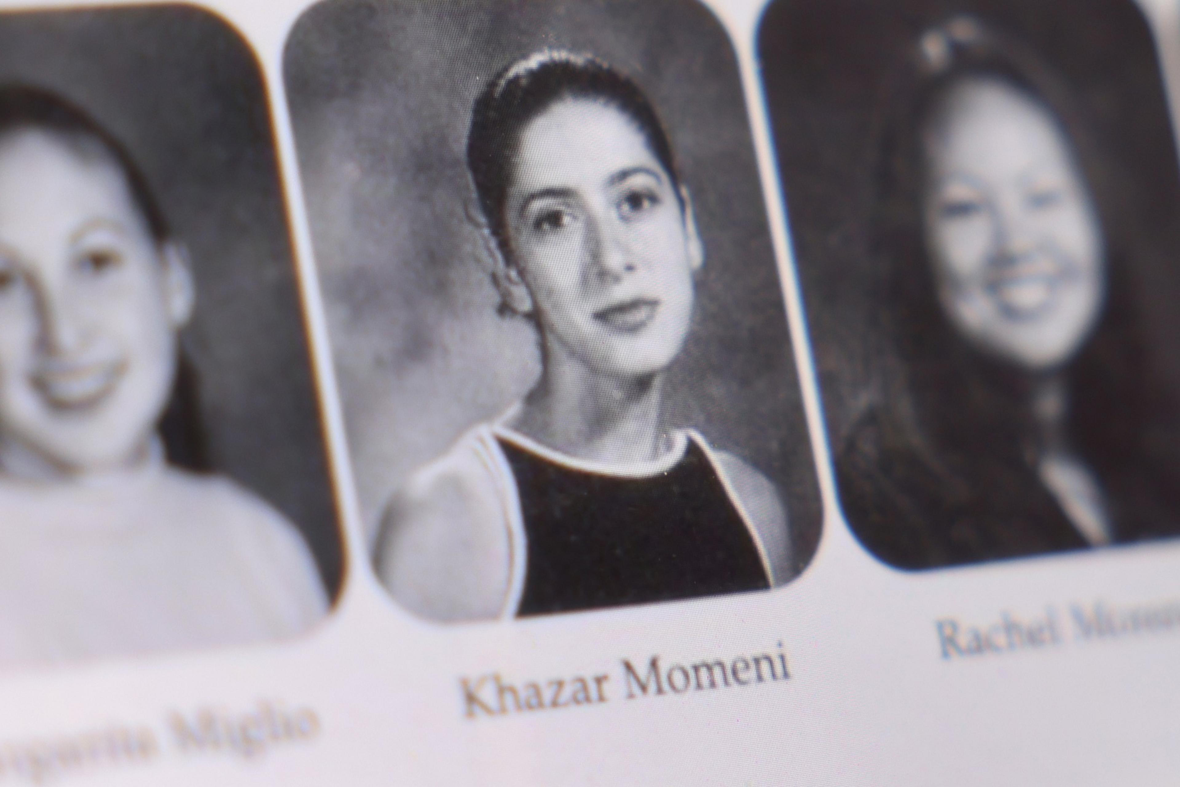 Three photos show Bob Lee, Khazar Momeni and Nima Momeni.