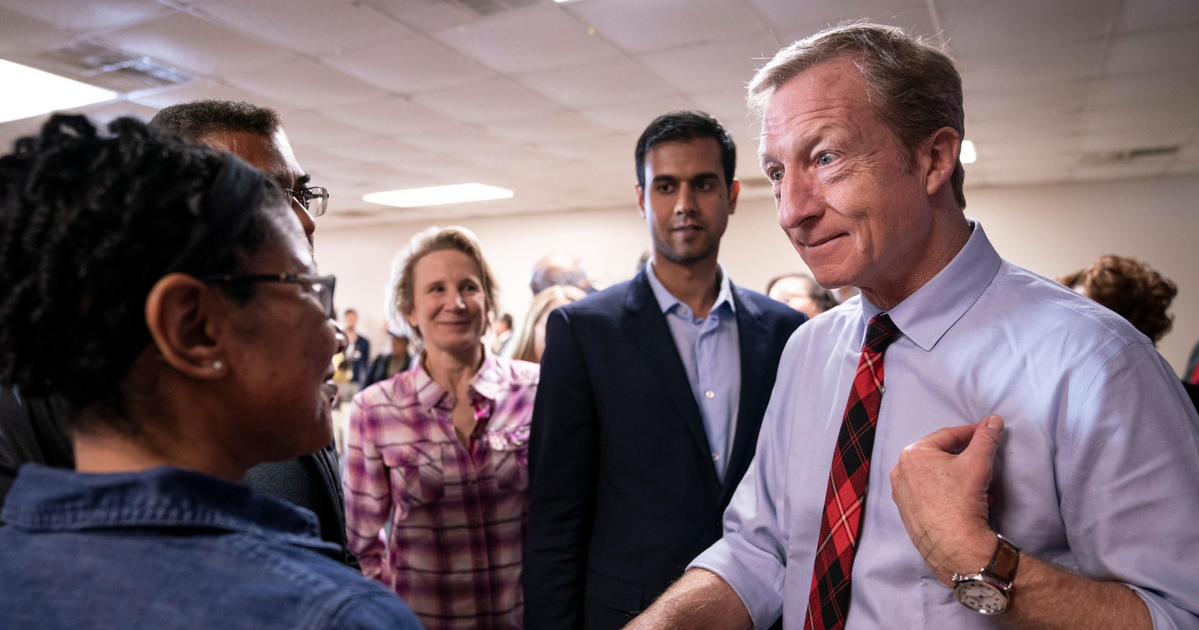 Steyer may surge in governor’s race, courting Swalwell base. Plus: Alameda DA weighs in