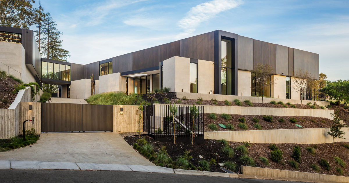 This new $40M Hillsborough mansion comes with its own 10-hole putting green, complete with sand trap.