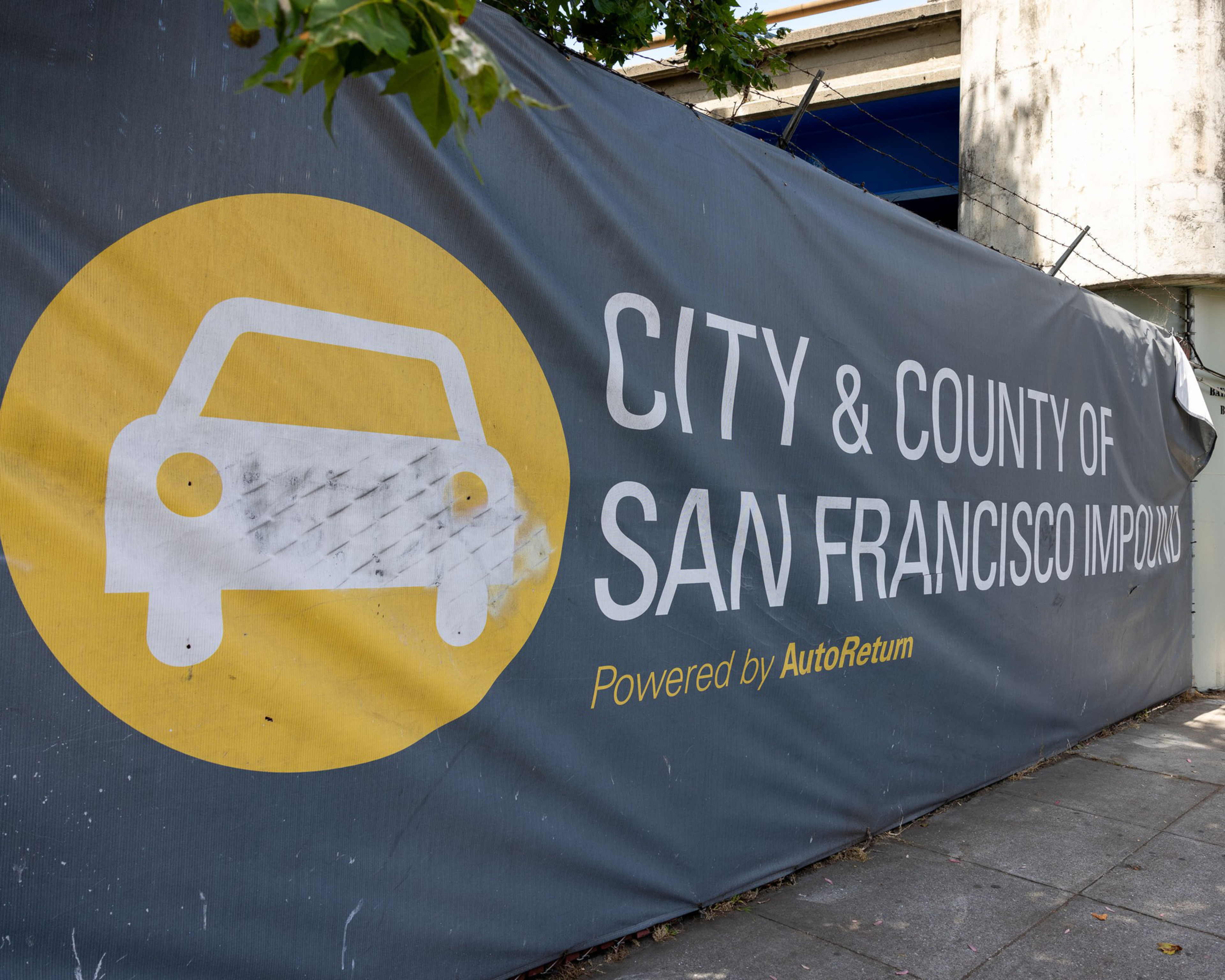 Exterior of City and County of San Francisco Impound