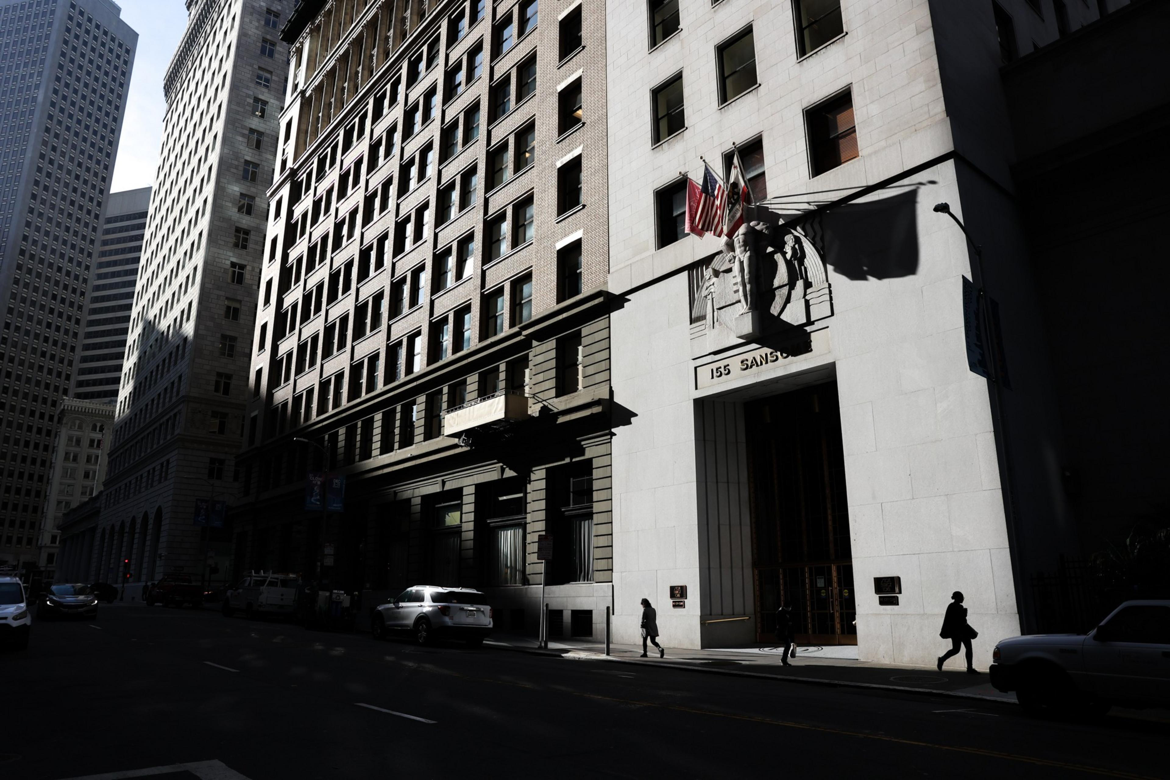 A street in Downtown San Francisco