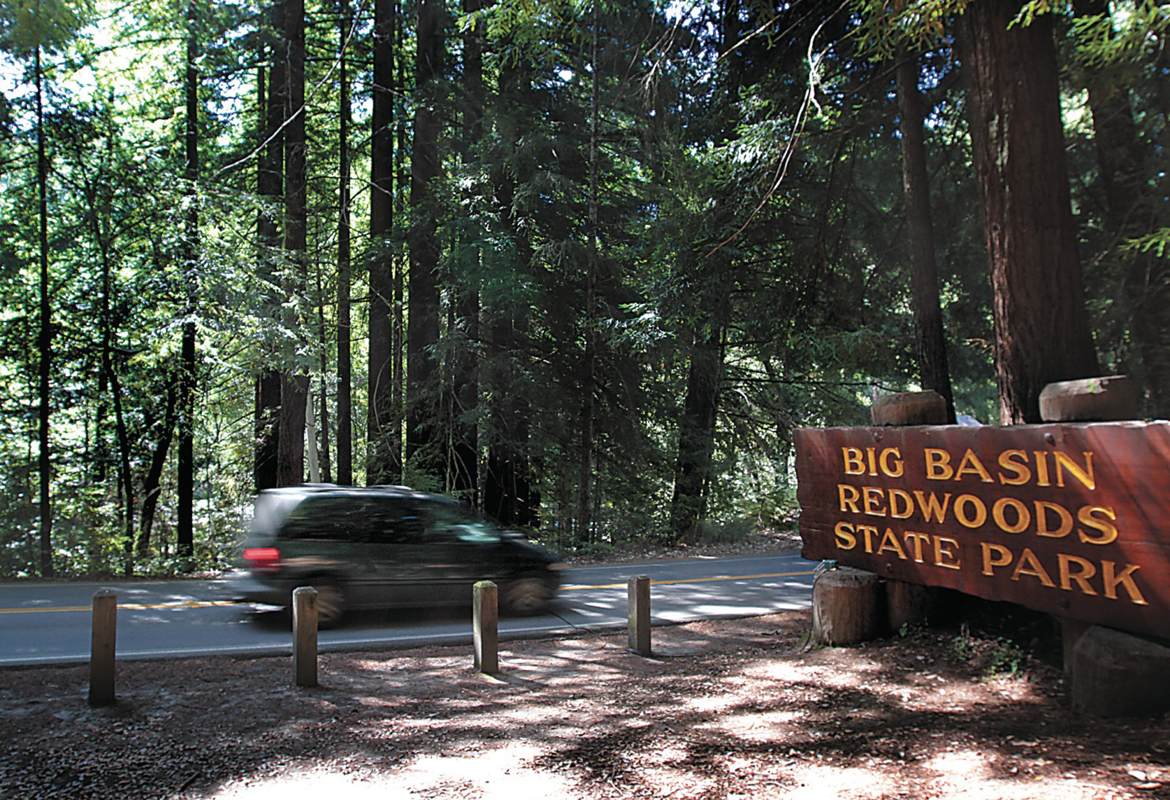 Entry to a Big Basin Redwoods State Park