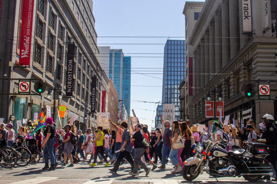 Photos: Thousands rally in San Francisco for Women’s March 2021