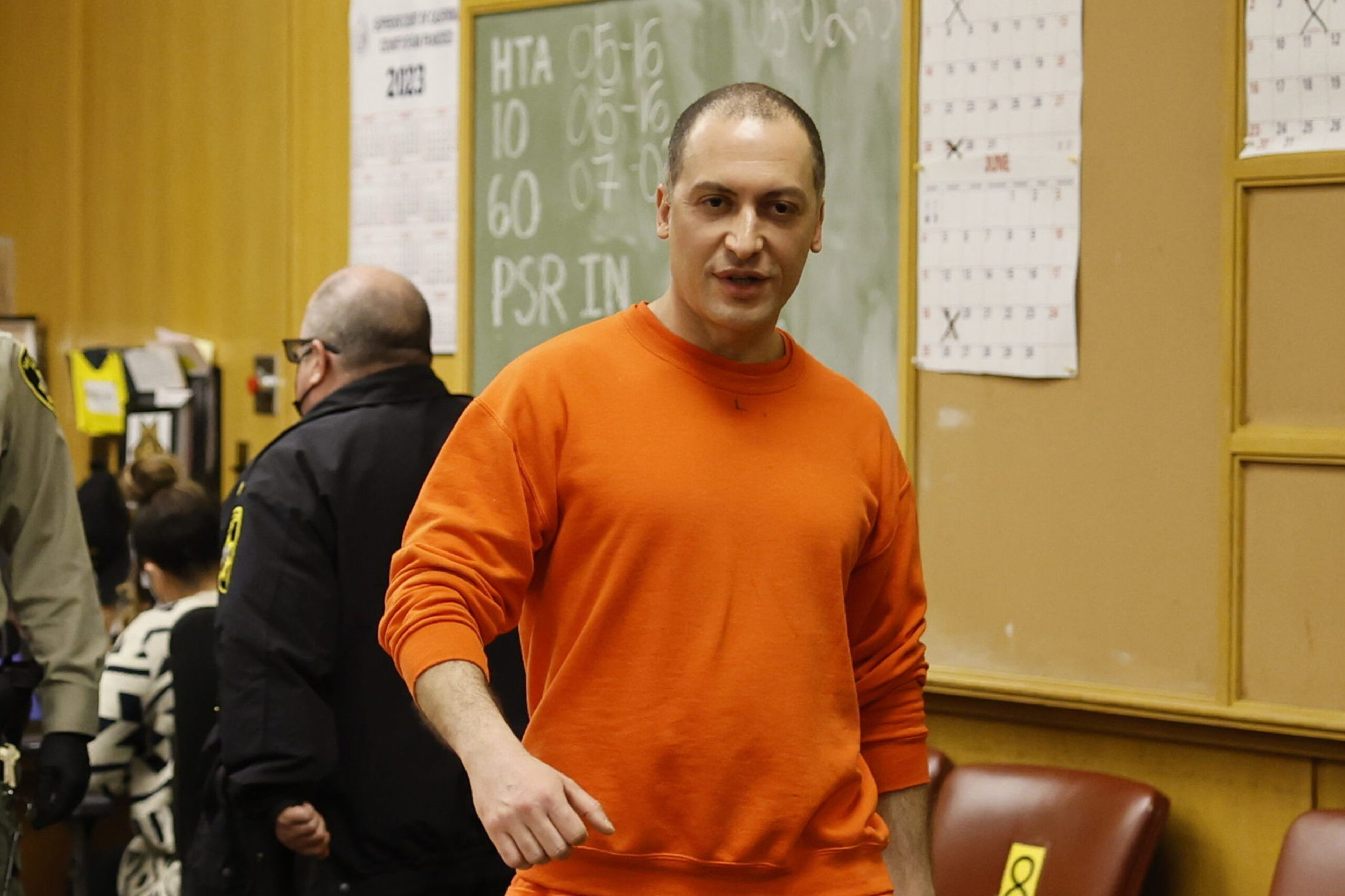 Nima Momeni, the suspect who has been charged with murder in the killing of Cash App founder Bob Lee walks into court in San Francisco on May 2, 2023. | Paul Kuroda for The Standard/Pool
