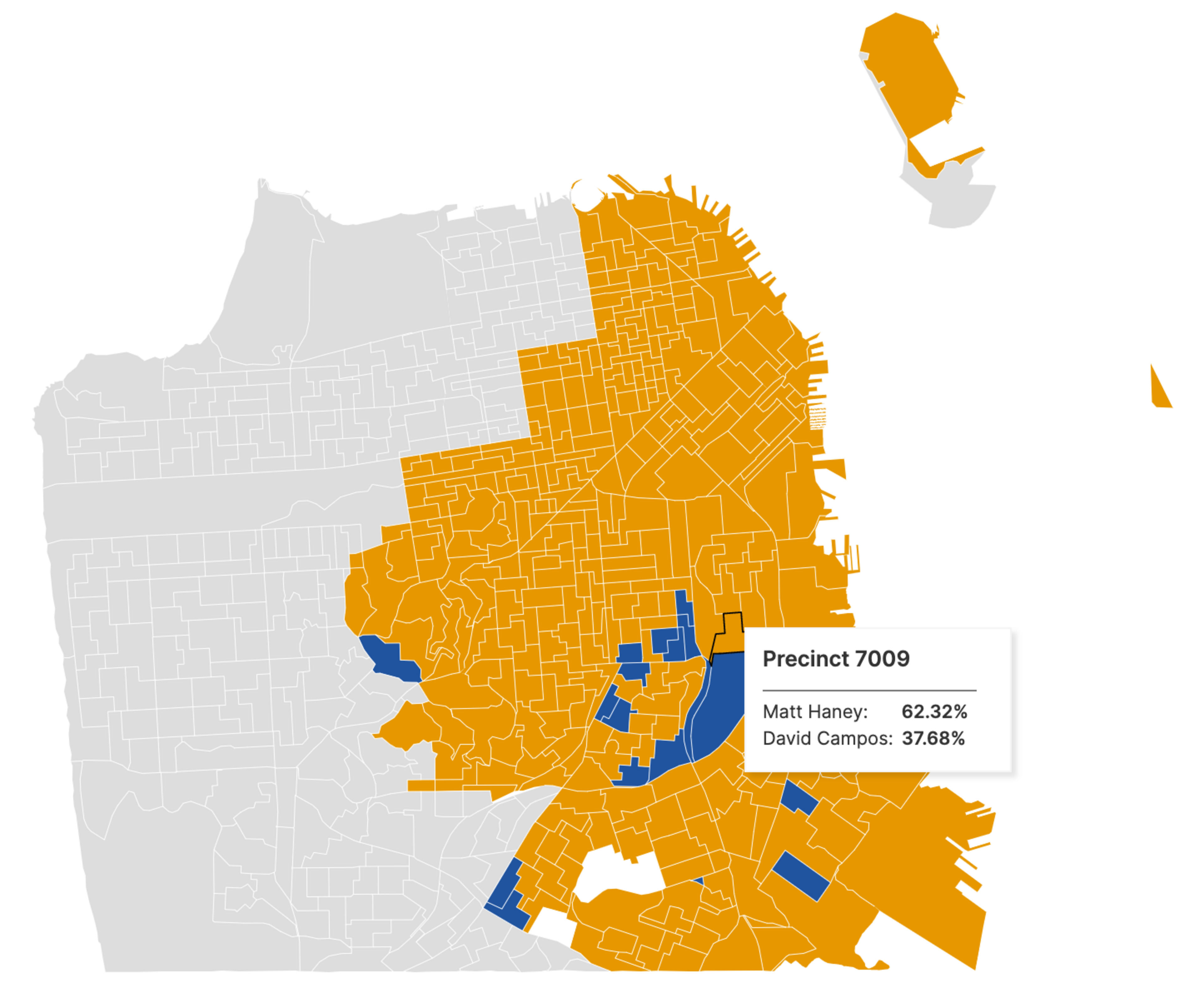 Map of voter precincts for AD 17 April 2022 race
