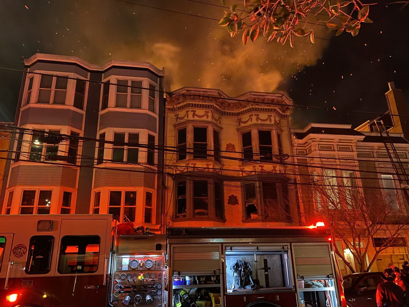 Two-alarm residential fire in the Mission displaces 22, draws huge ...
