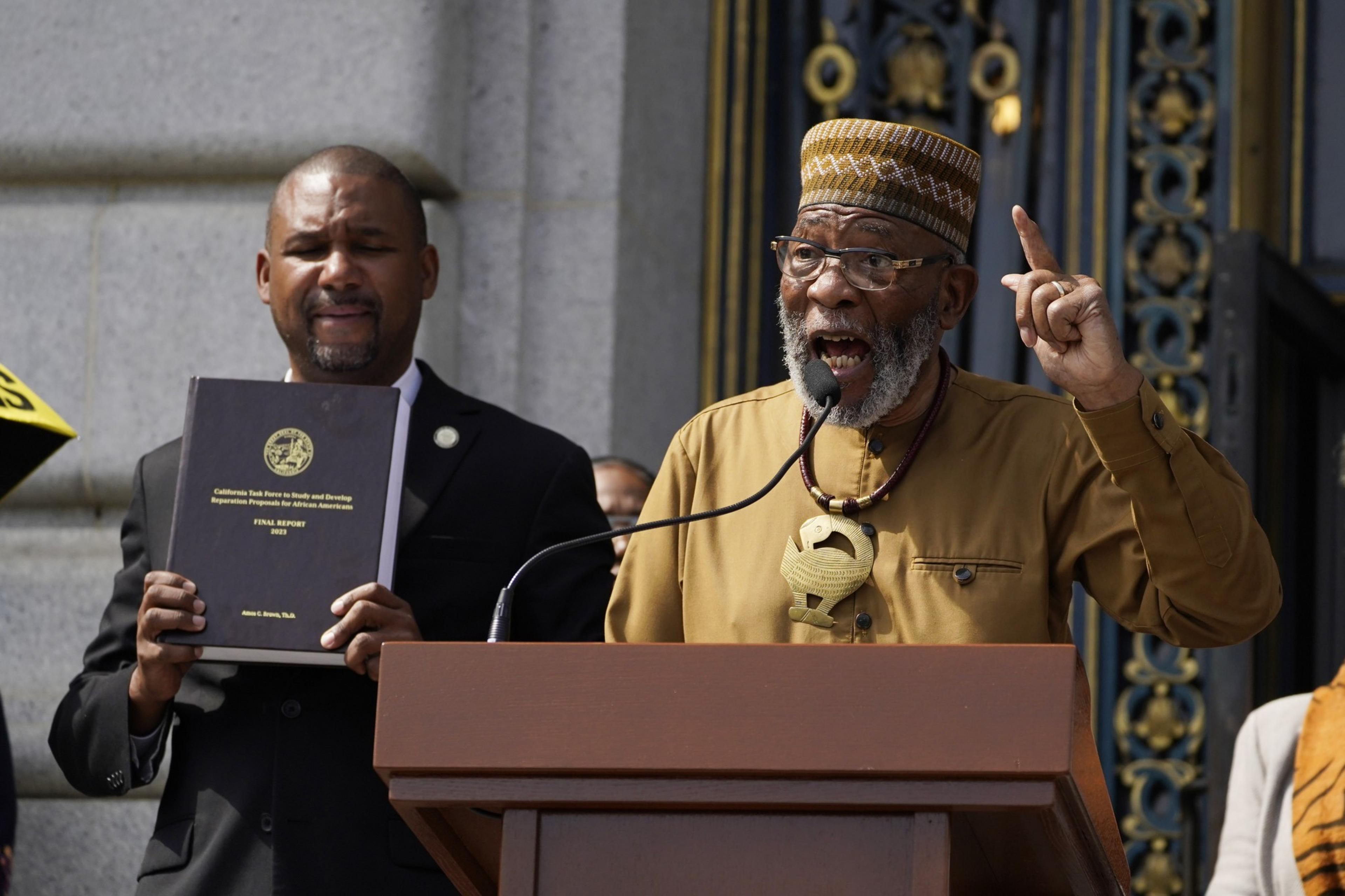 Reparations rally