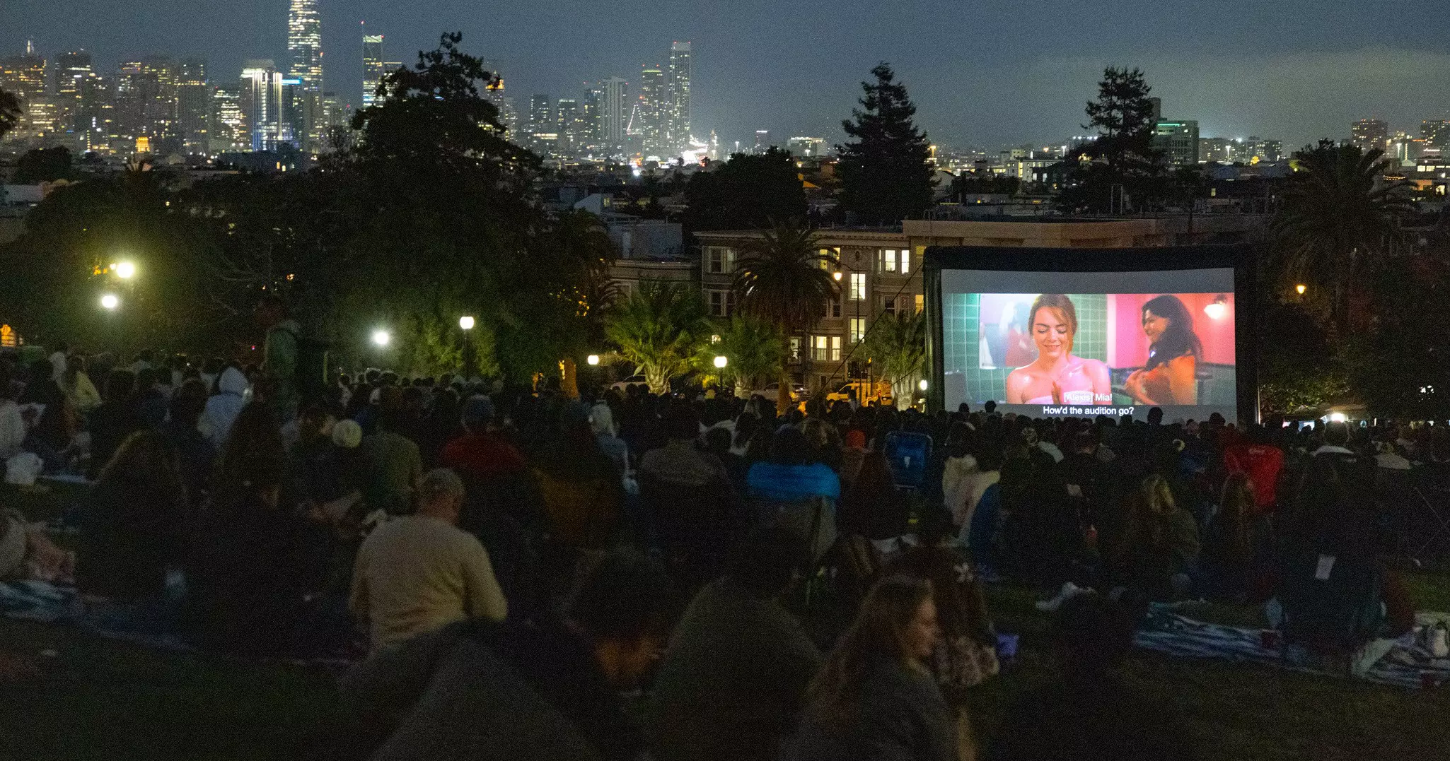 Sundown Cinema brings huge crowd to Dolores Park