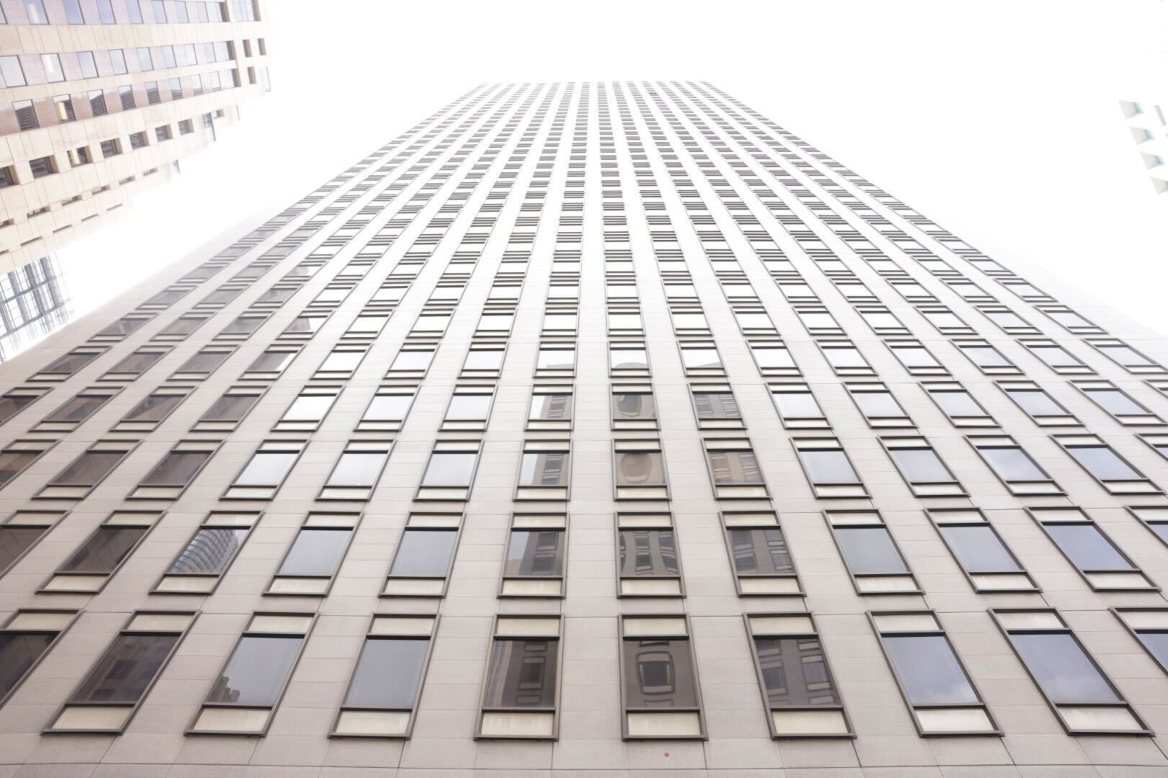 building from ground level