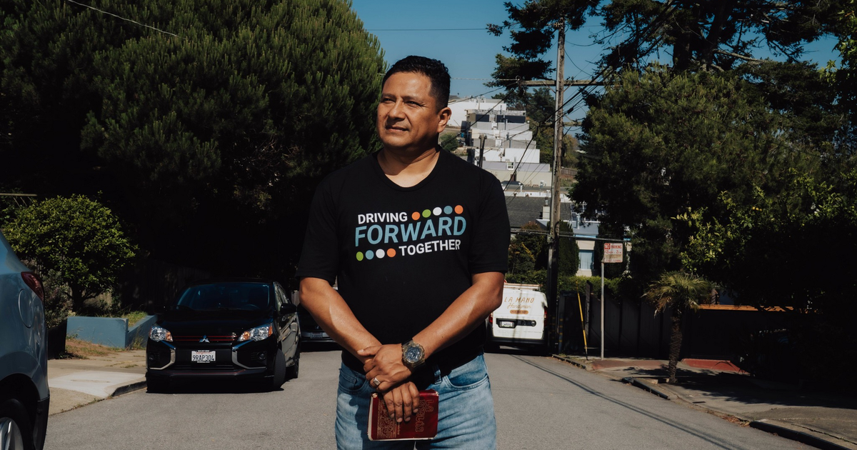 ICE agents knelt on his neck outside his home in San Francisco. Now he’s speaking out