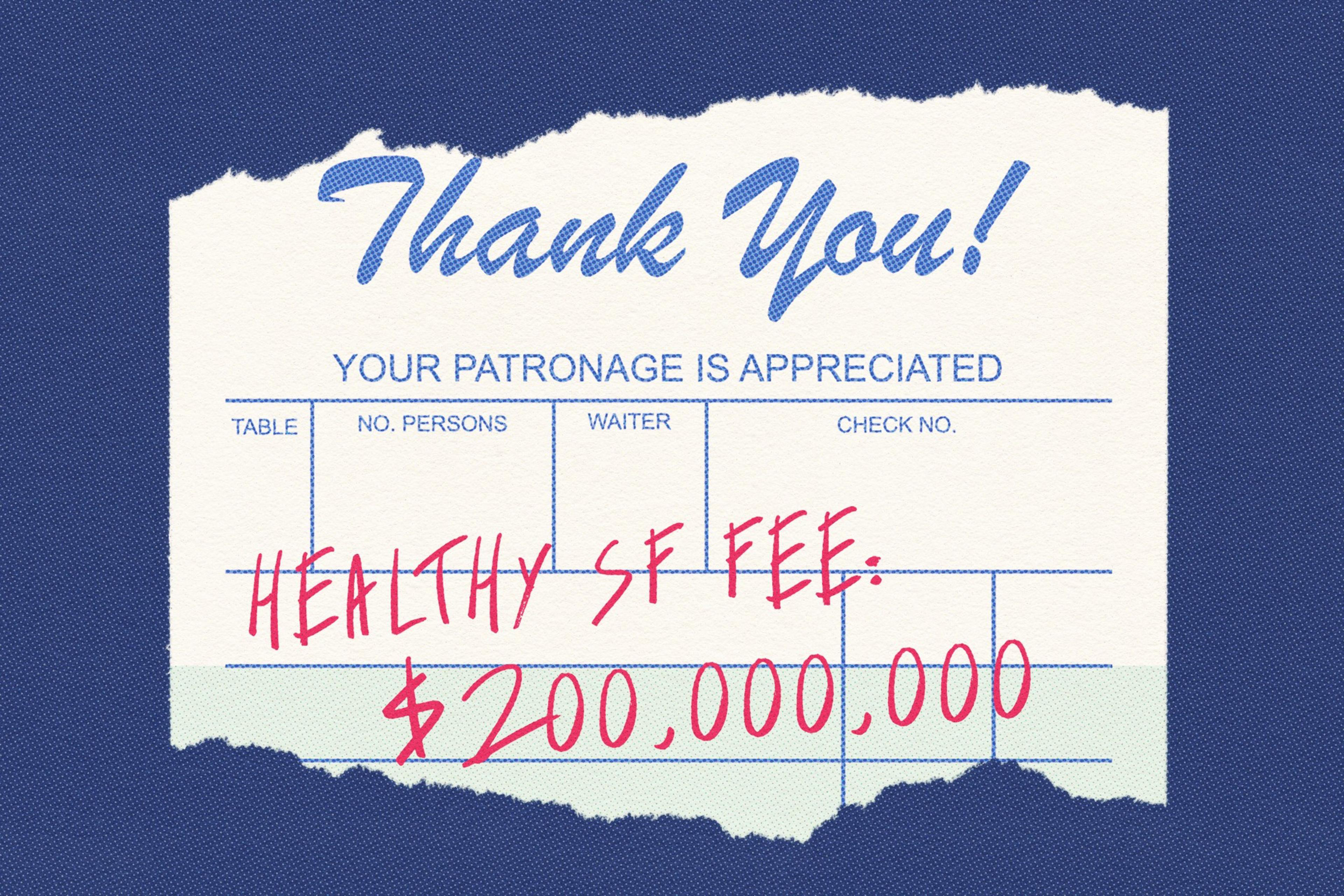 A photo illustration of a receipt.