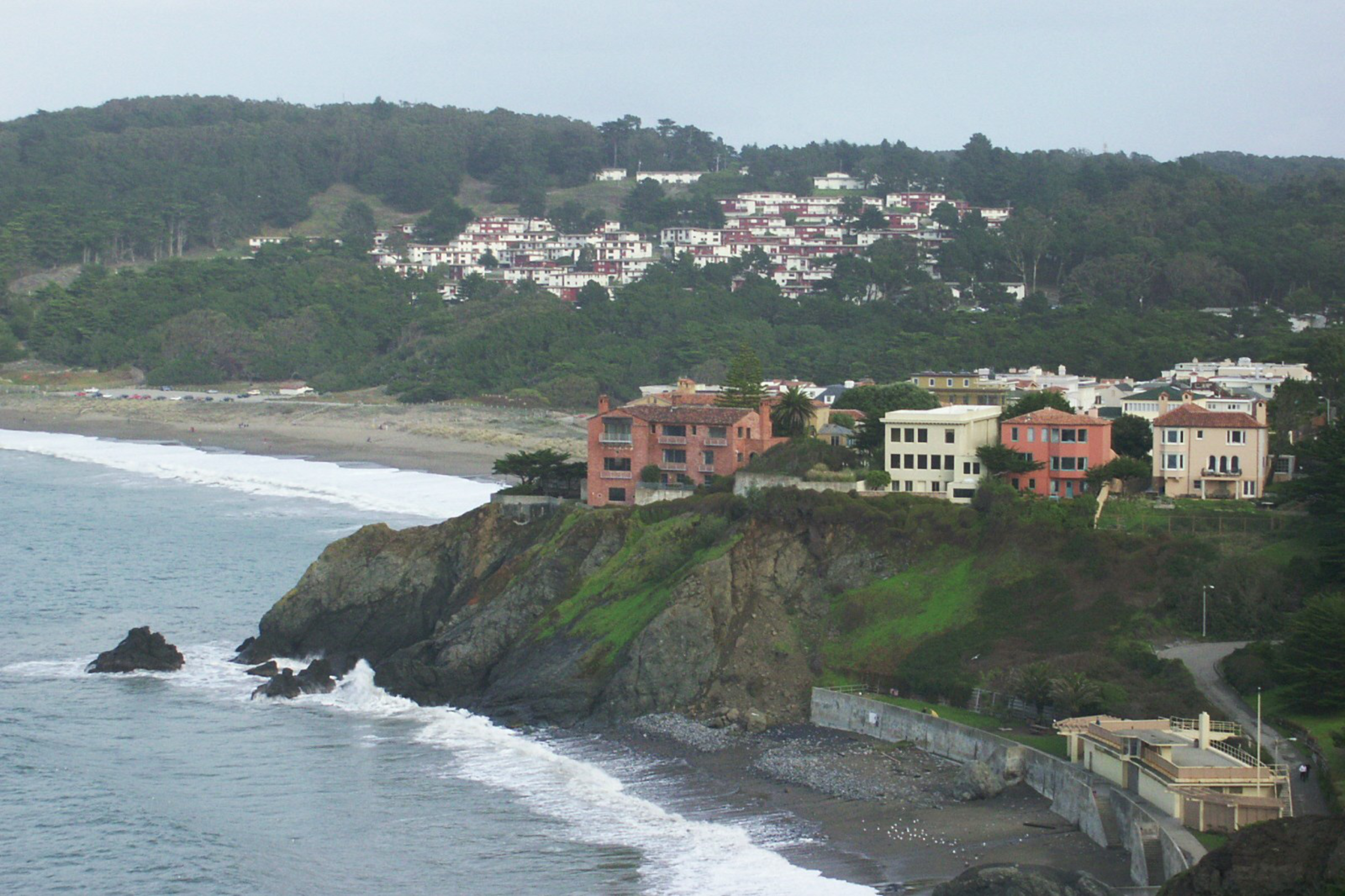 San Francisco's Sea Cliff seen from a distance