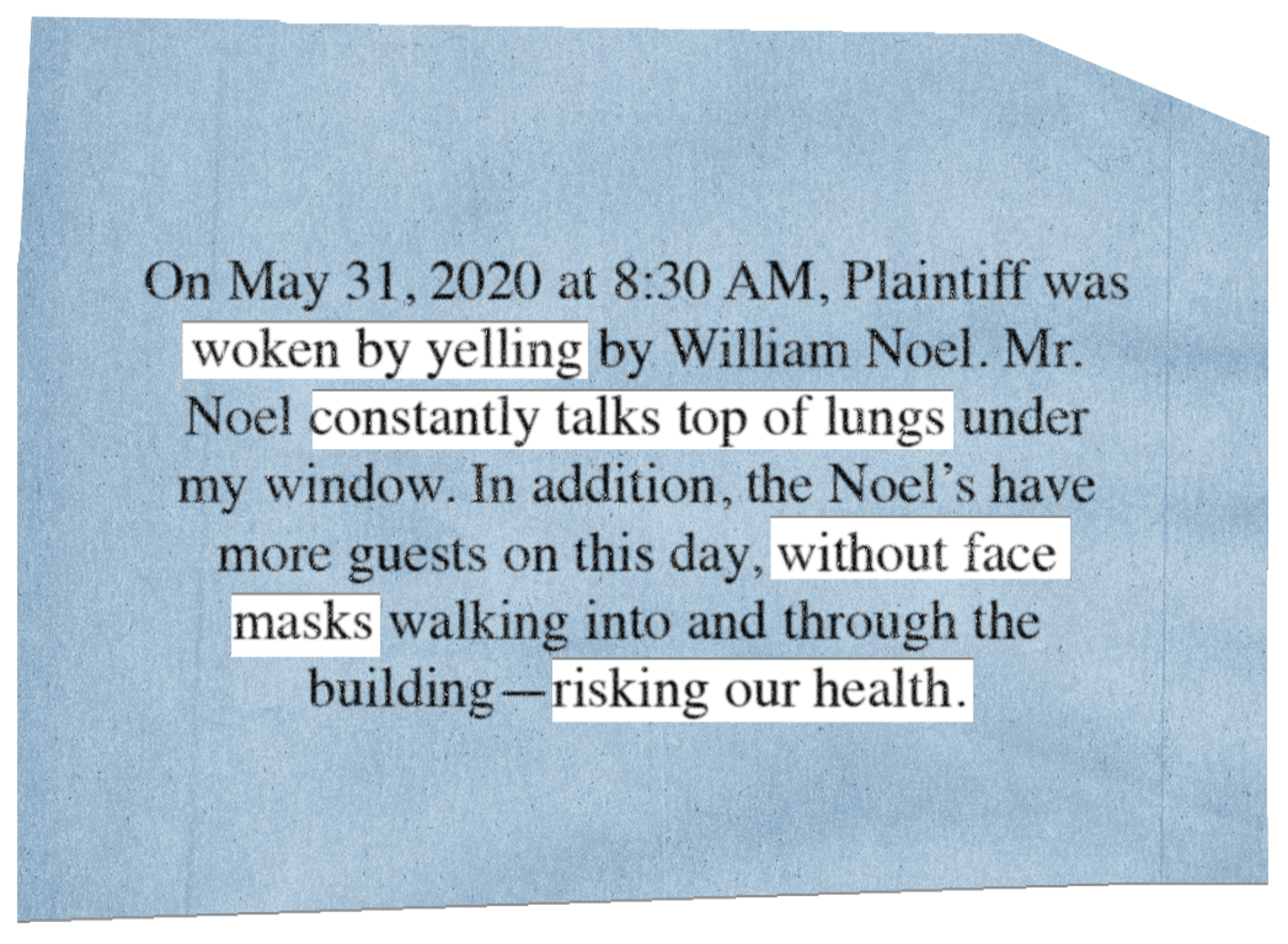 A photo illustration of a document