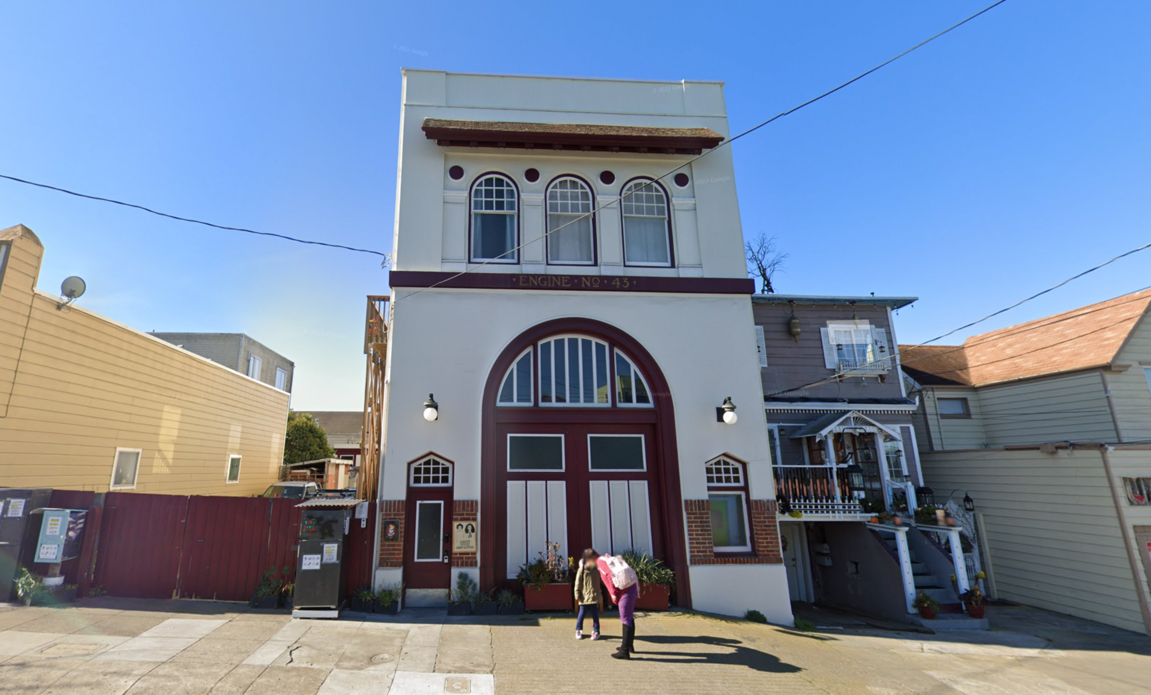 A decommissioned firehouse.
